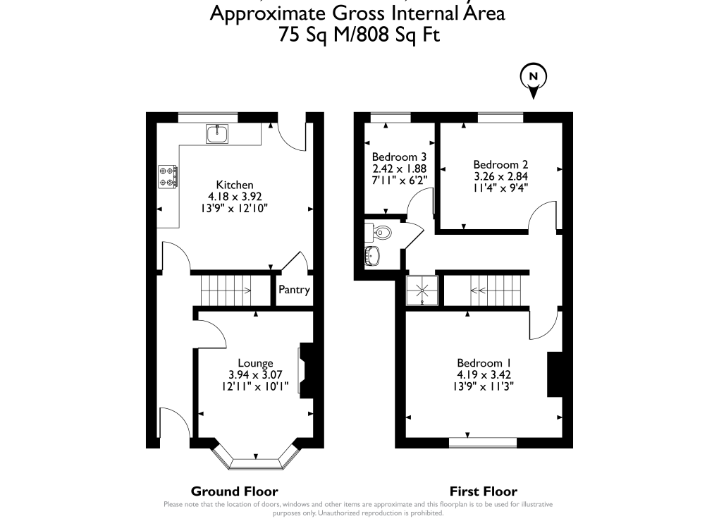 82, Blackacre Road, Dudley floorplan