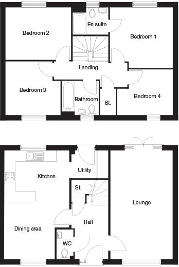 4 Bedrooms Flat for sale in Ketley Park Road, Ketley, Telford TF1