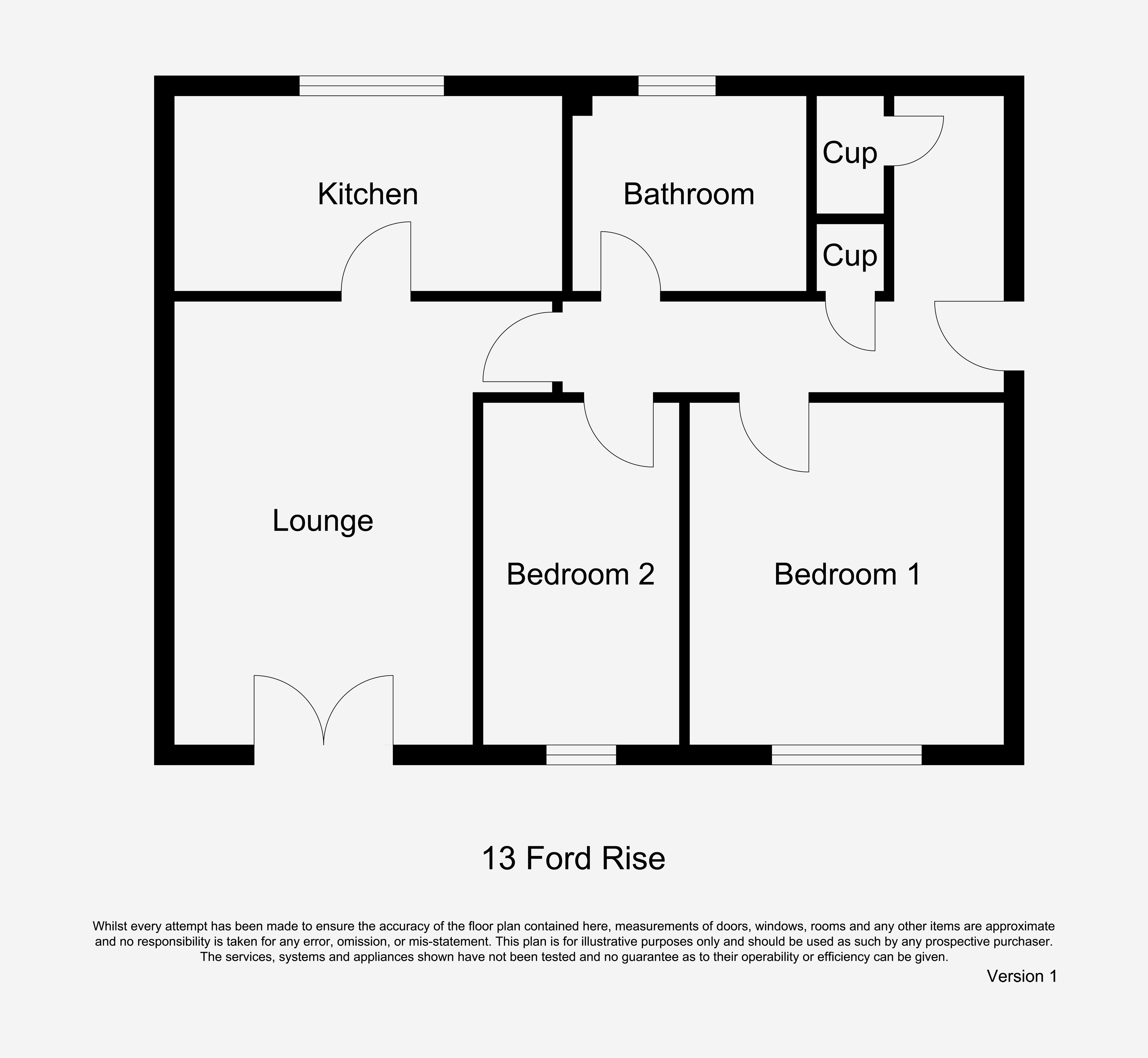 13 Ford Rise, Birches Nook, Stocksfield floorplan