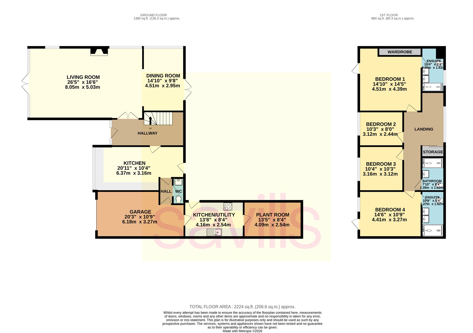 9, Magnolia Gardens, St Lawrence floorplan