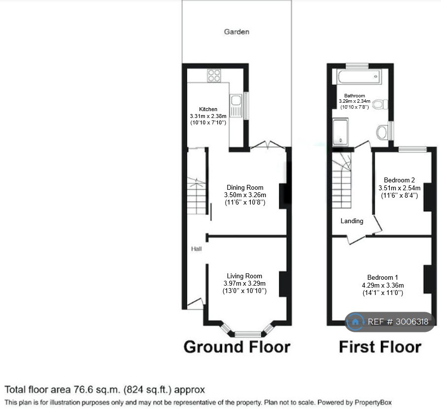 Benhill Road, Sutton floorplan