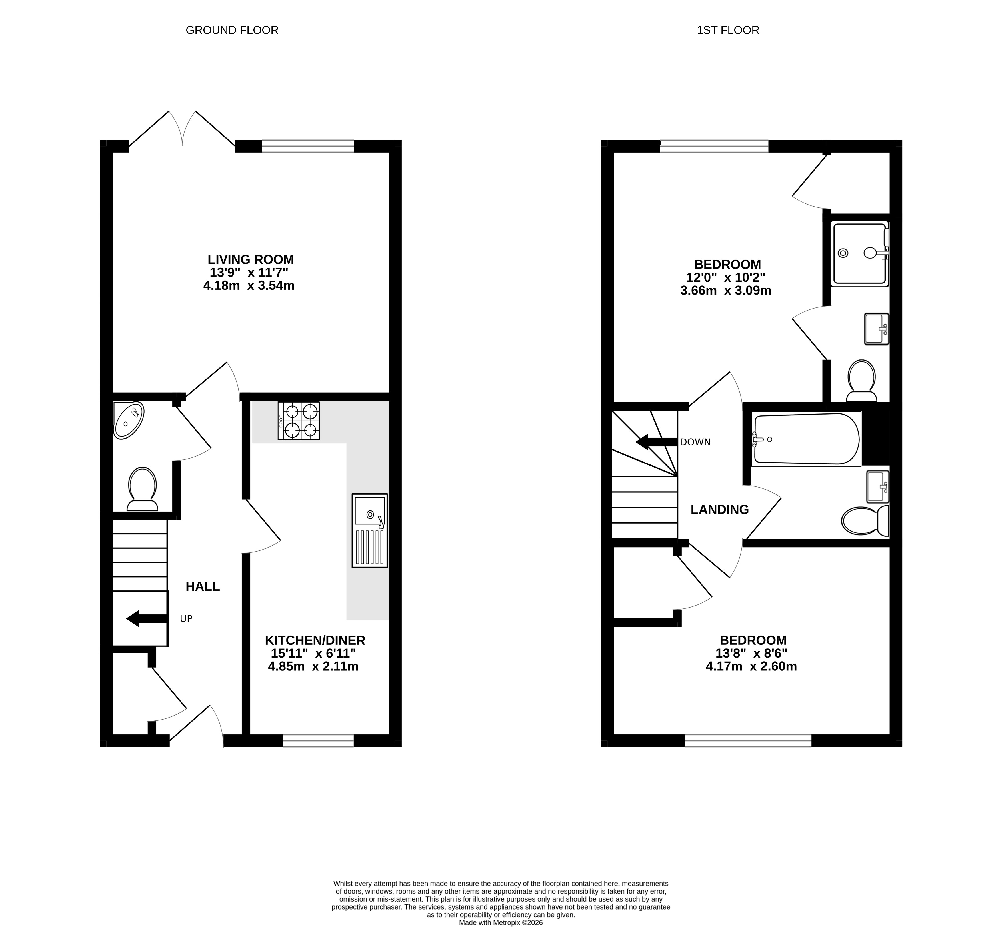 8, Withers Walk, Camberley floorplan