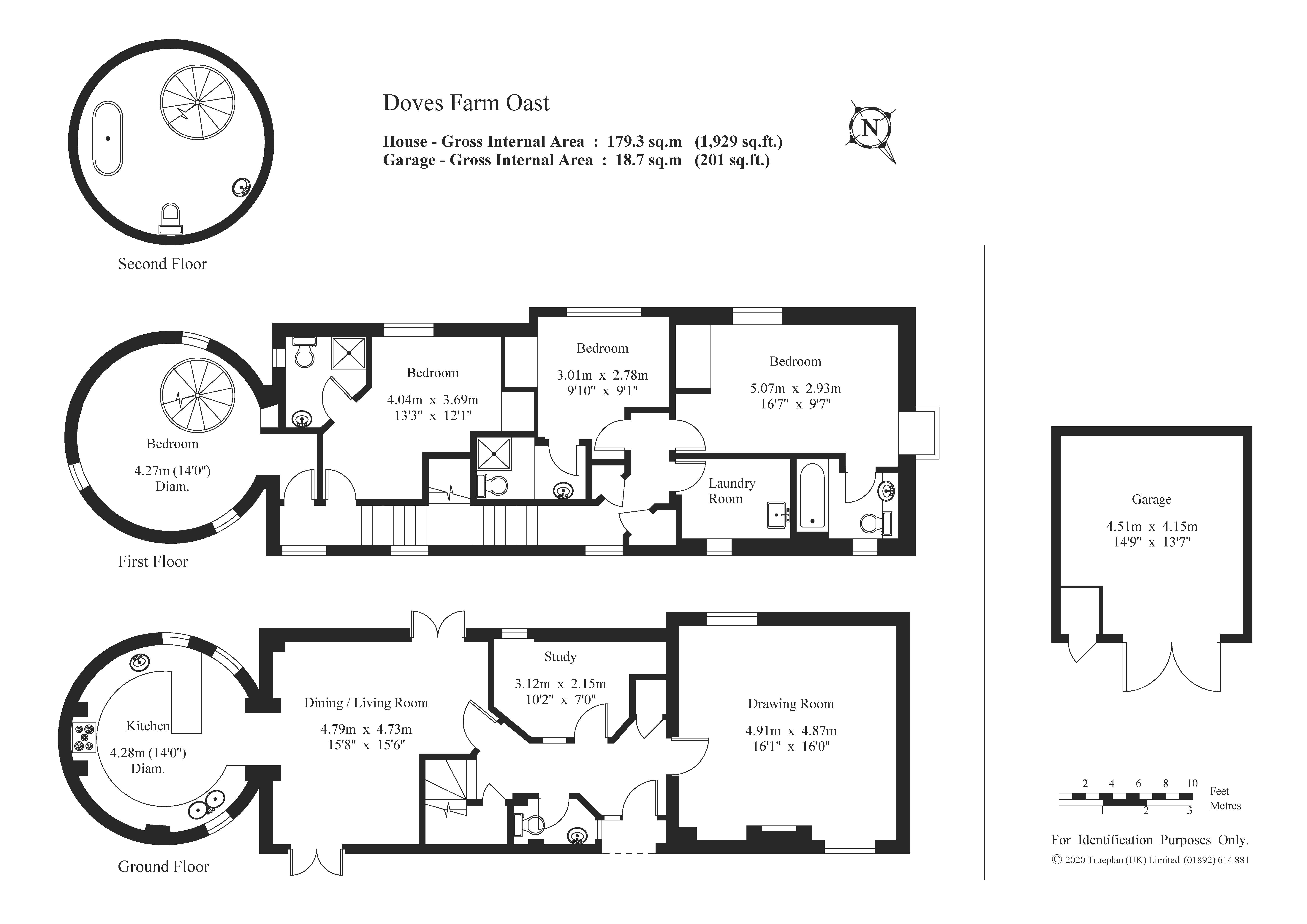 Doves Farm Oast,, Swattenden Lane, Kent floorplan