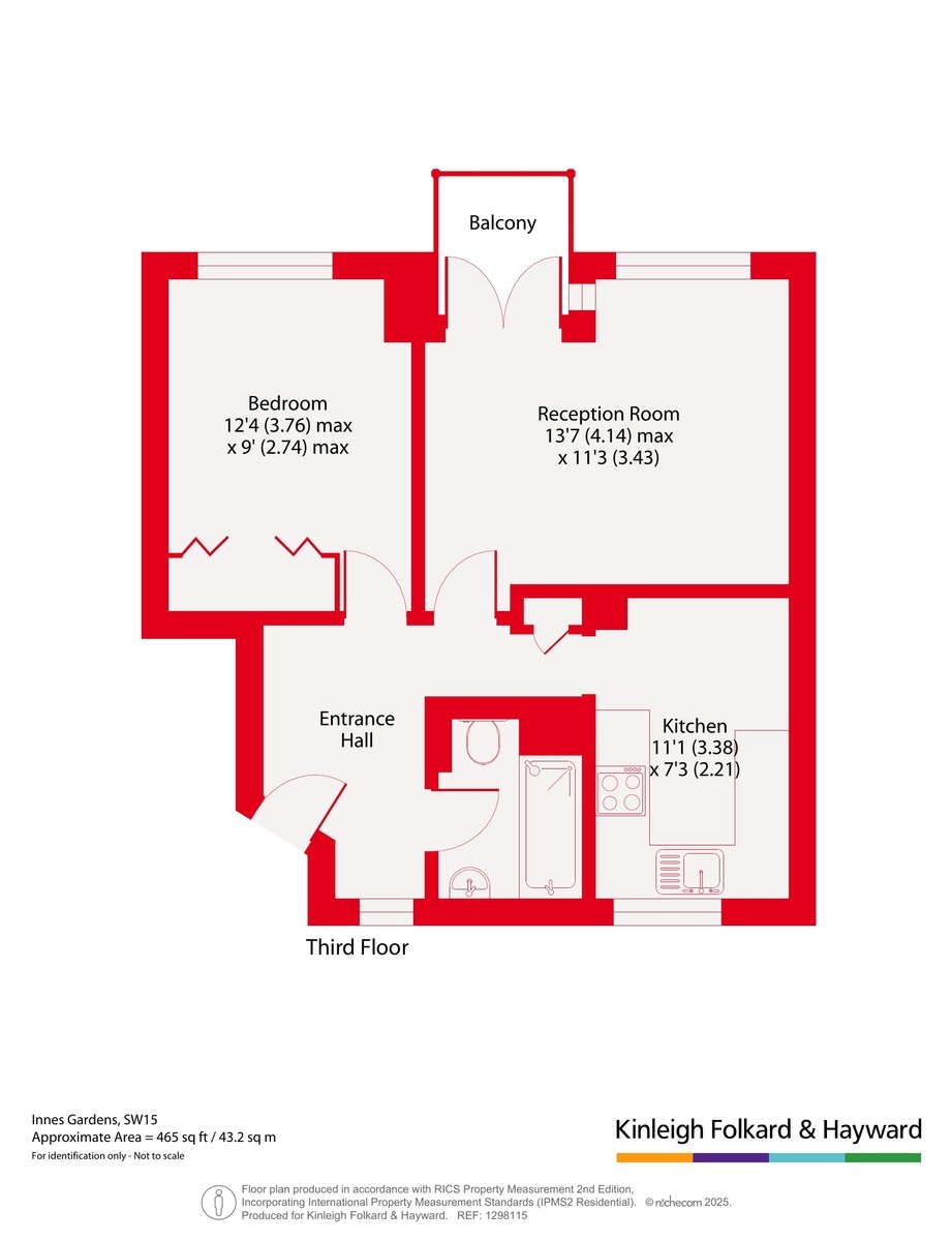 7, Innes Gardens, London floorplan