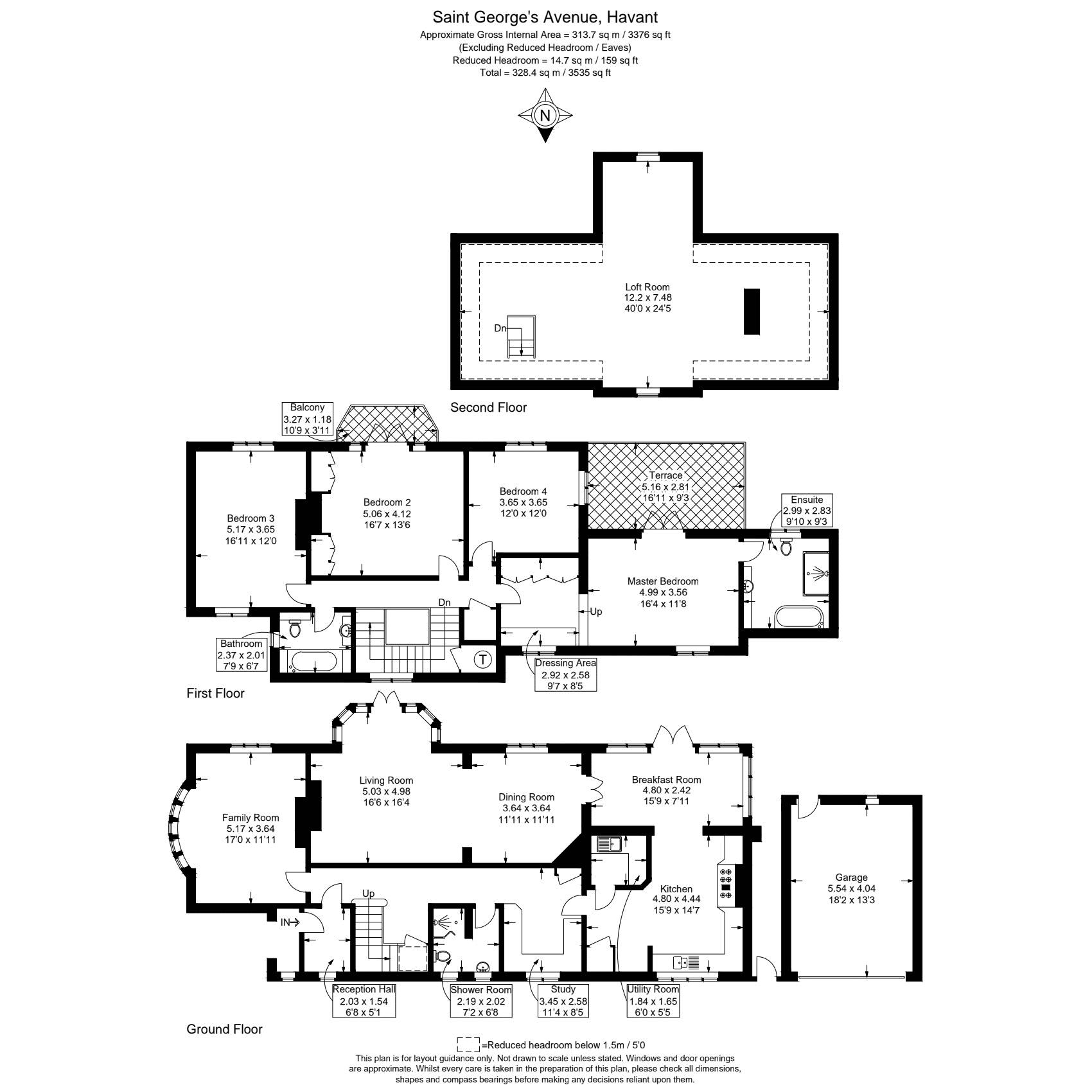 Whitewalls, 21, St. Georges Avenue, Havant floorplan