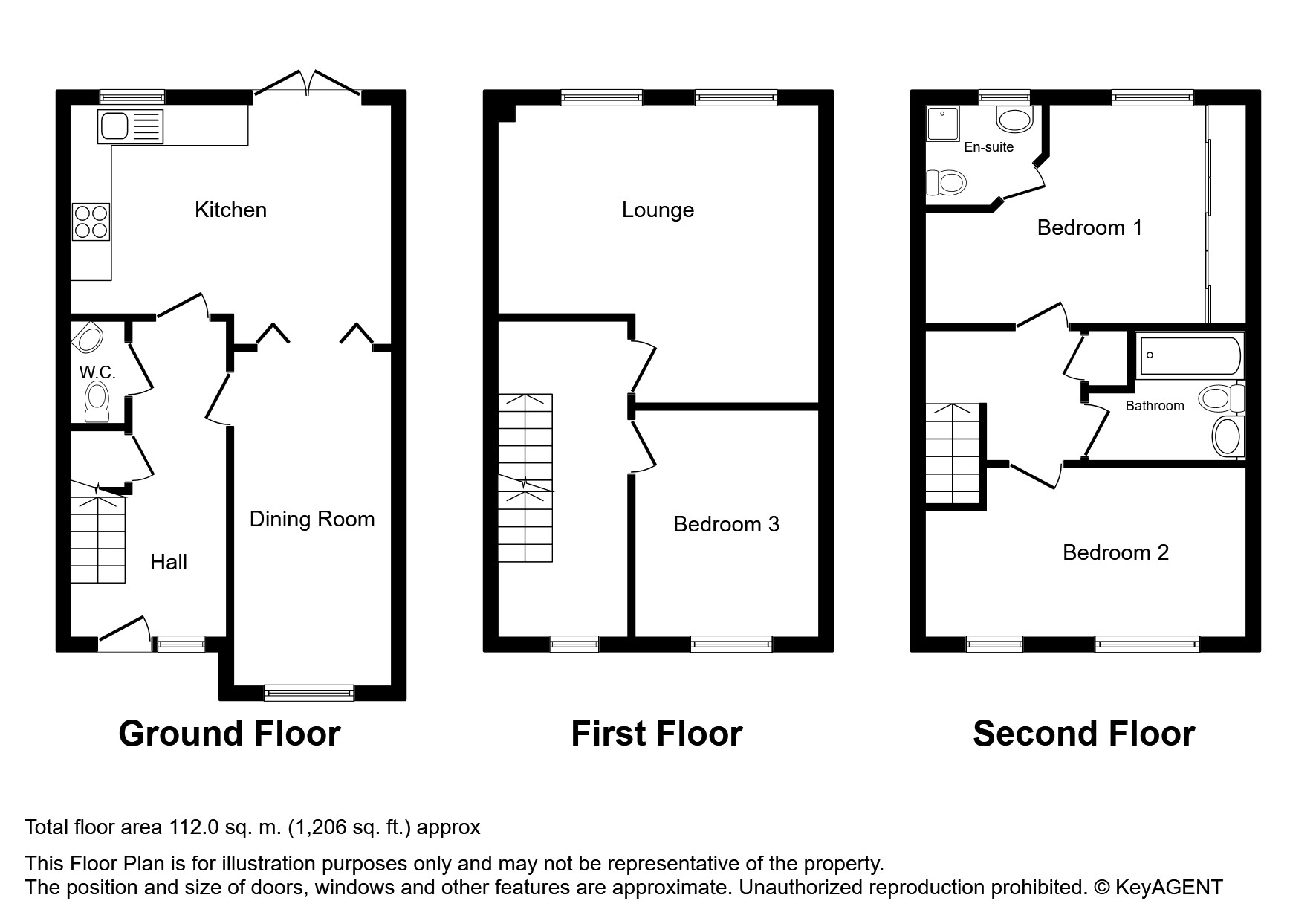 3 Bedrooms Town house for sale in Alconbury Close, Borehamwood WD6