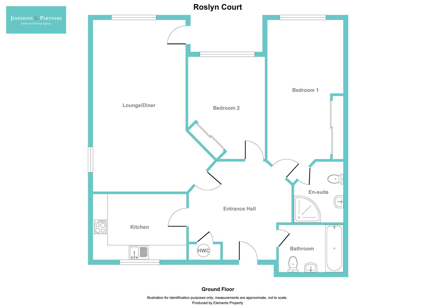 3 Roslyn Court, Willow Wong, Nottingham floorplan
