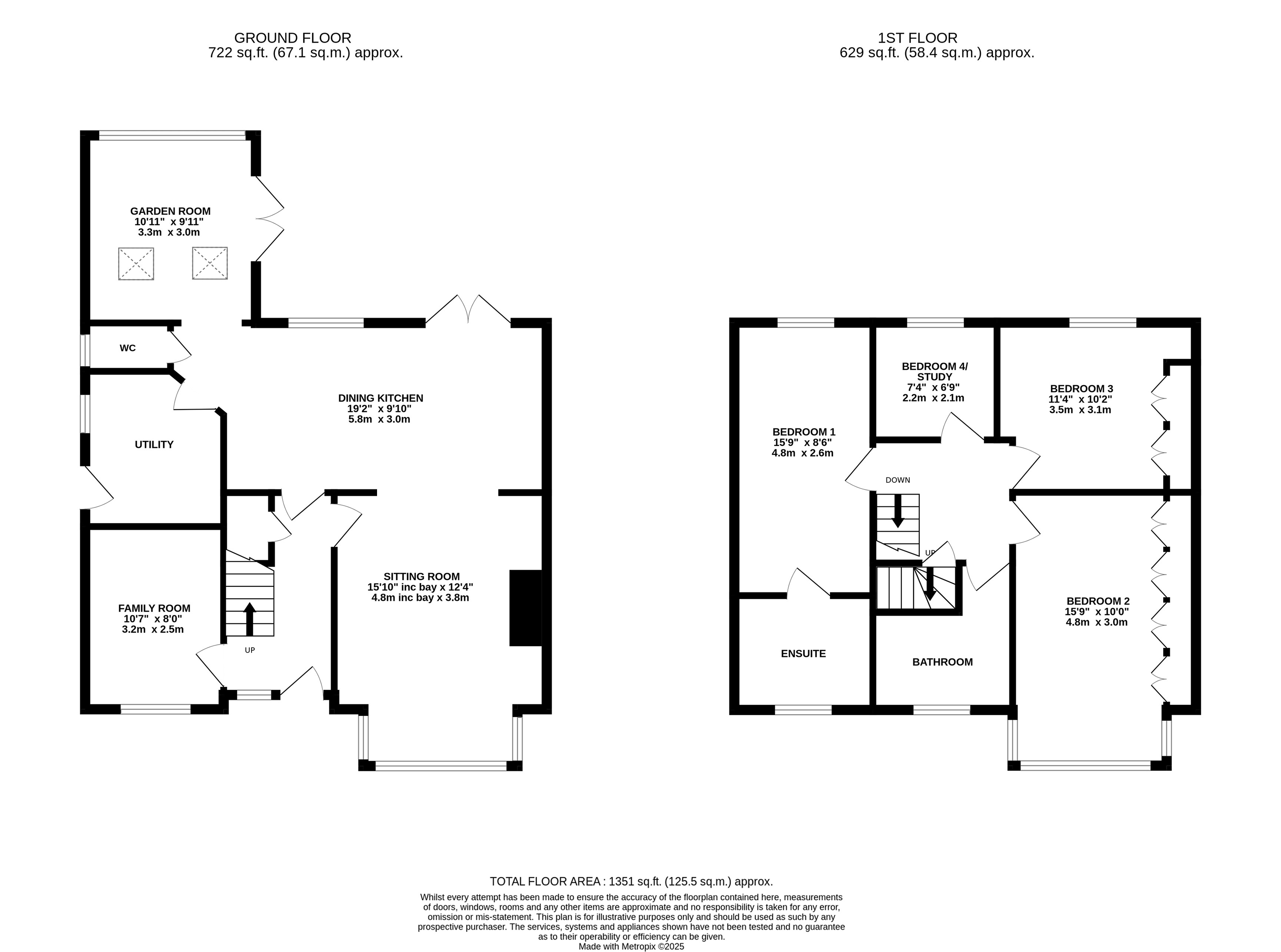33, Moor Lane, Ilkley floorplan
