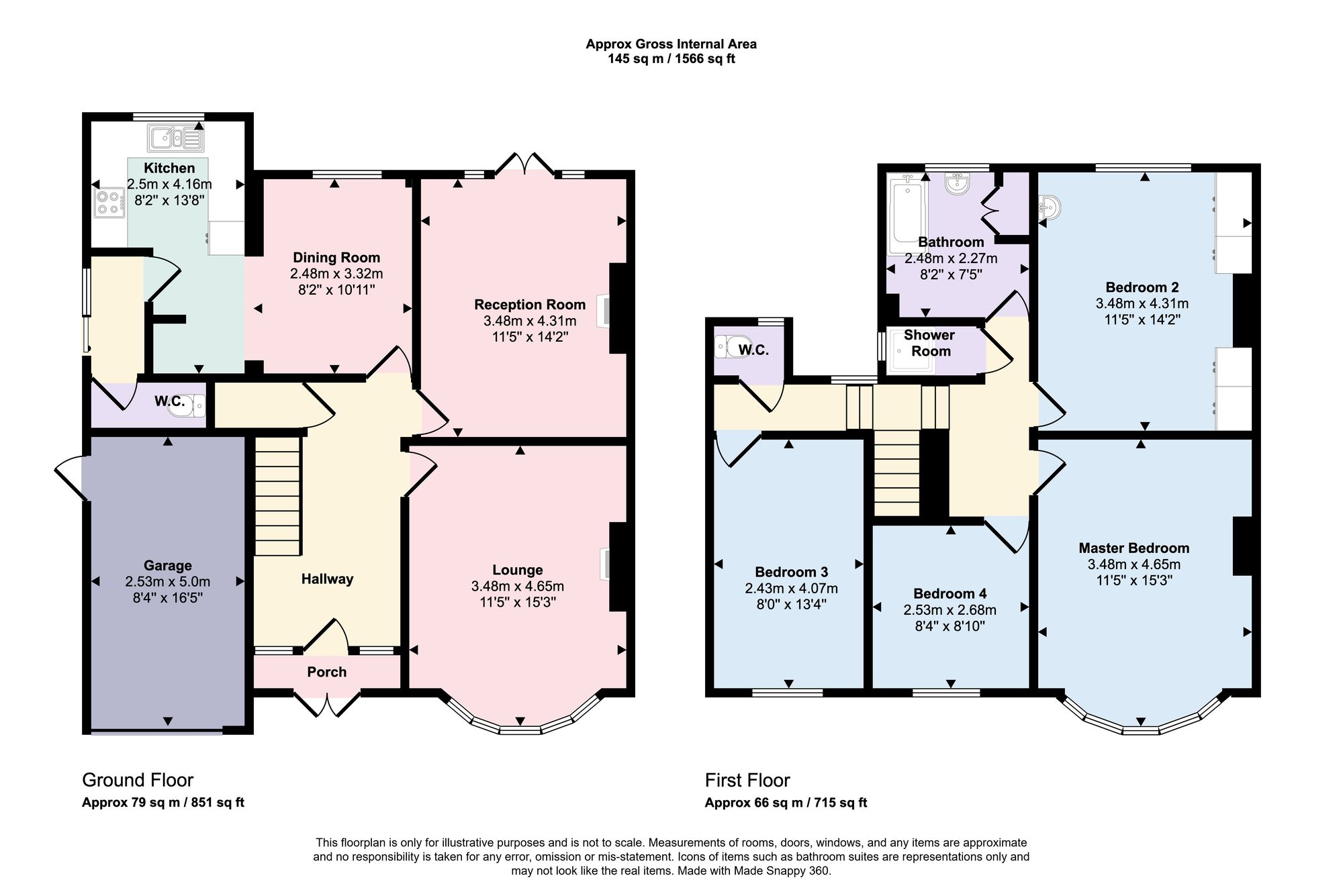 213 Glenfield Road, Leicester floorplan