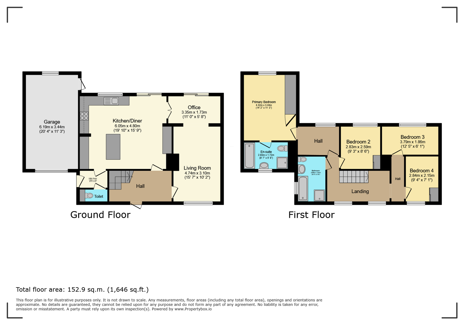 46, Cotes Road, Loughborough floorplan