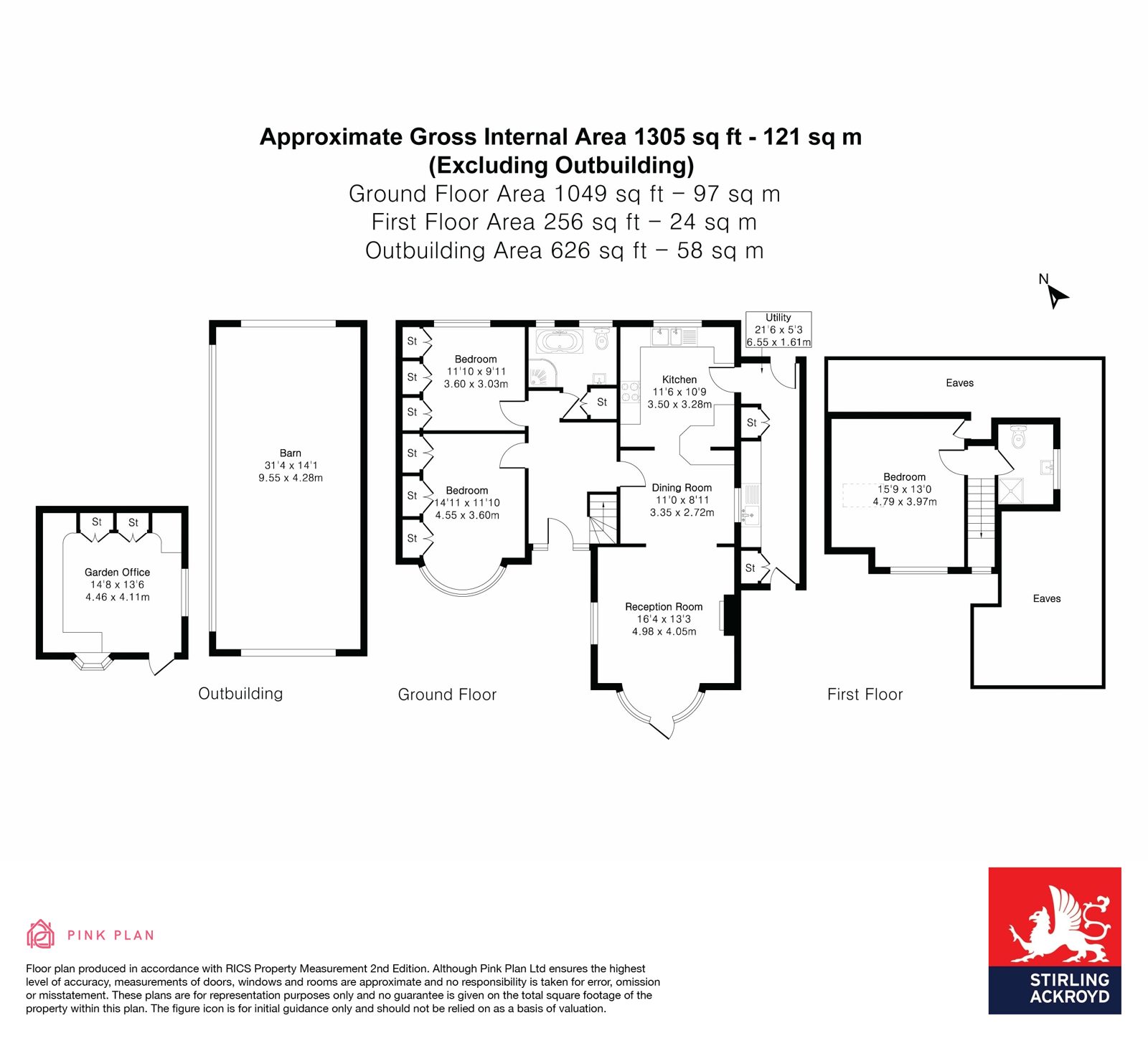 Chestnuts,, Church Island, Surrey floorplan