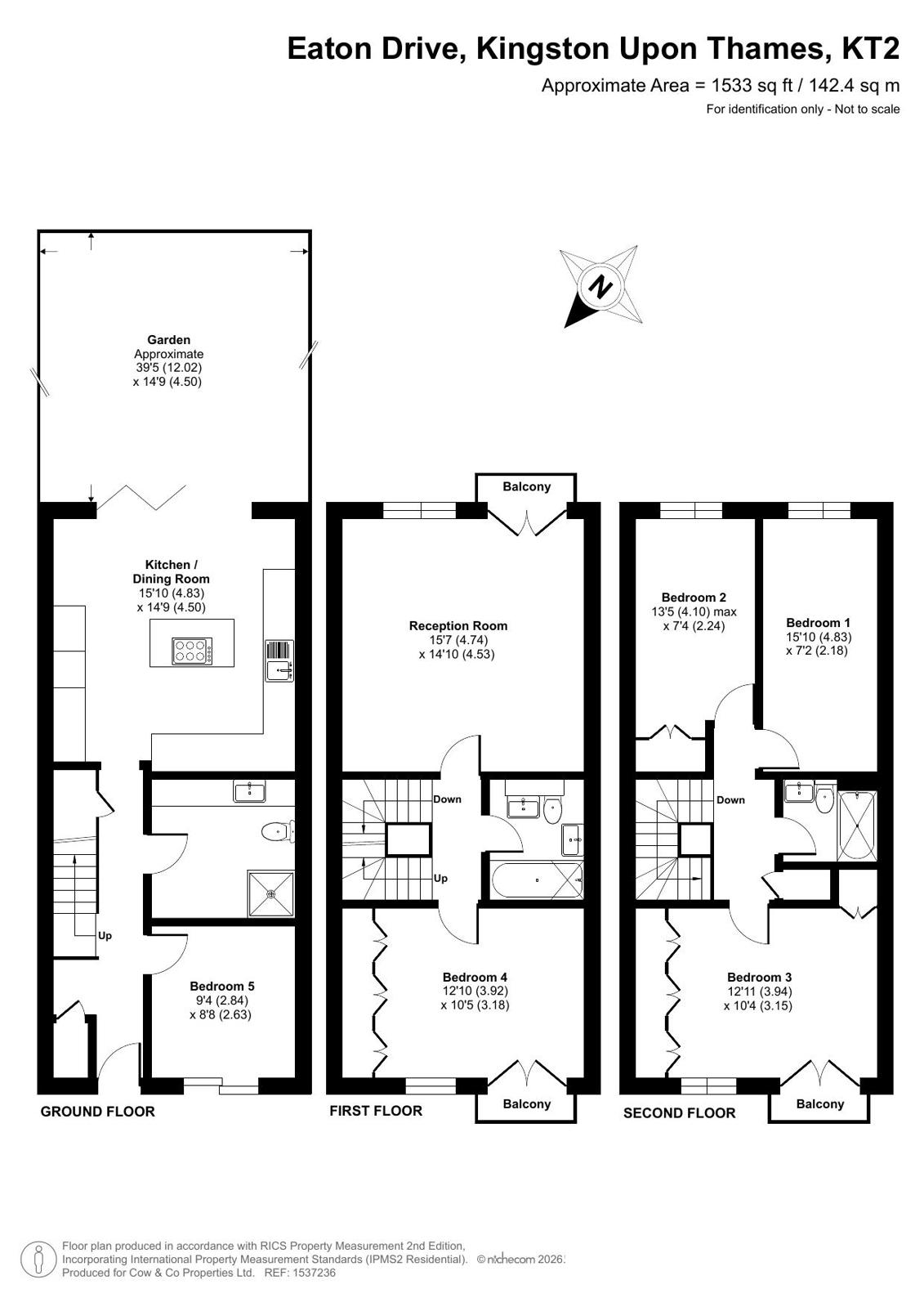 Eaton Drive, Kingston upon Thames floorplan