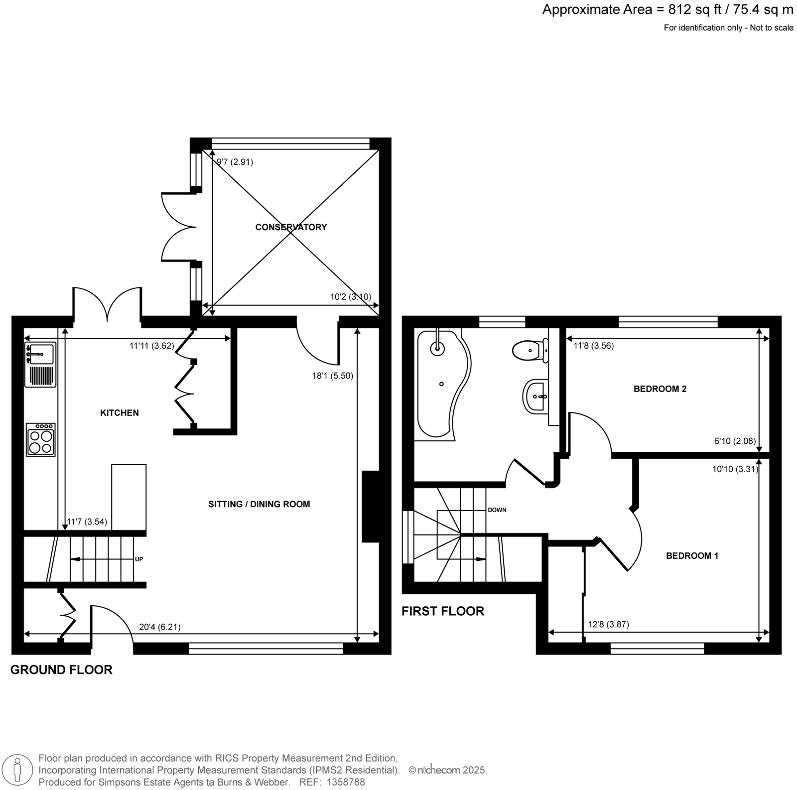 Nursery Road, Farncombe, Godalming, GU7 floorplan