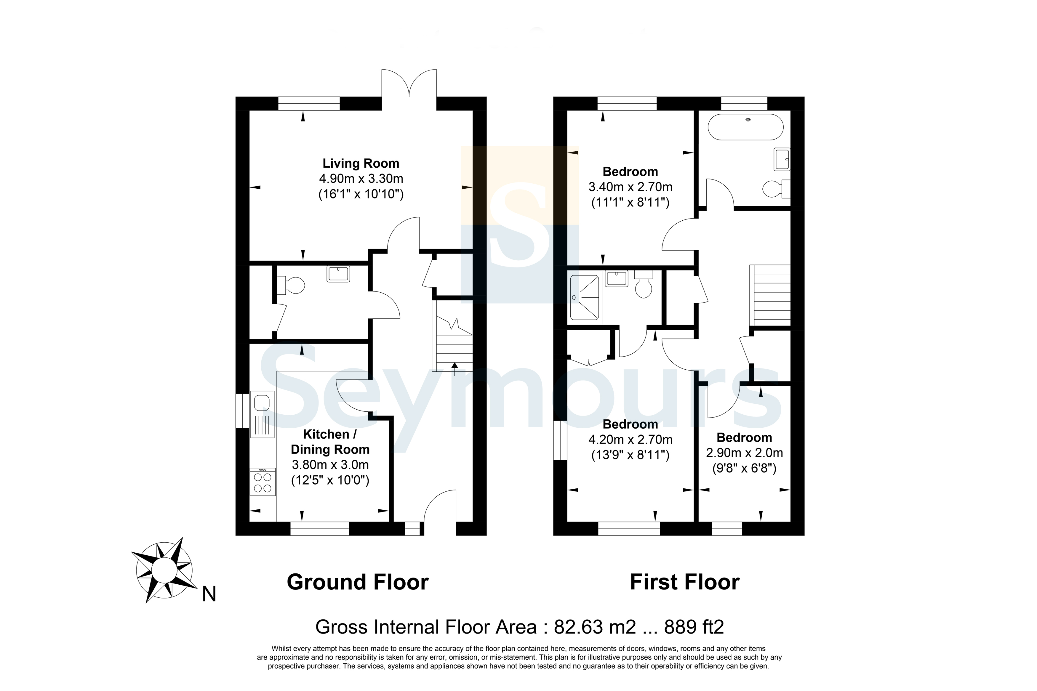 4, Bullock Crescent, Woking floorplan