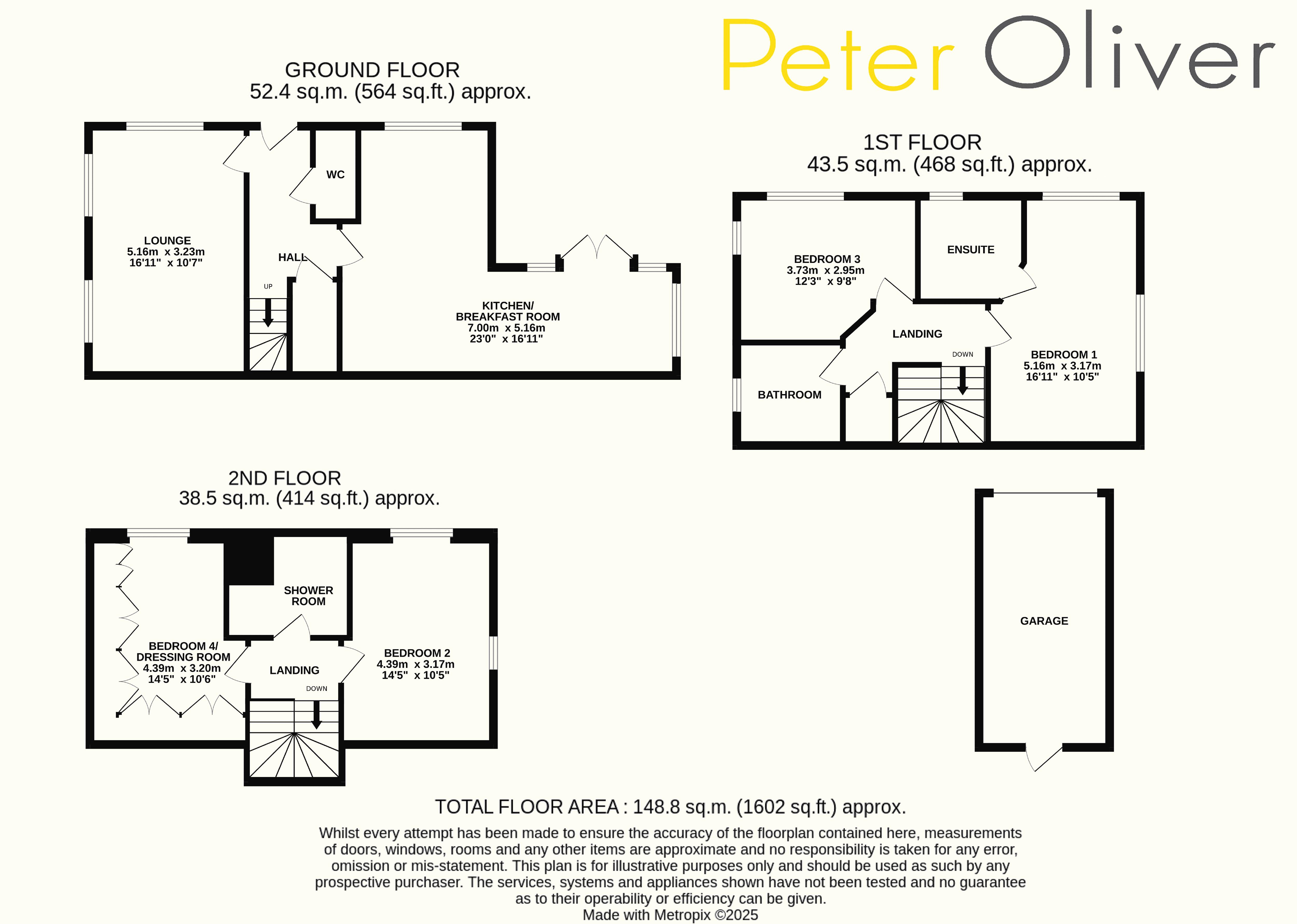 7, Lyewood Way, Uckfield floorplan