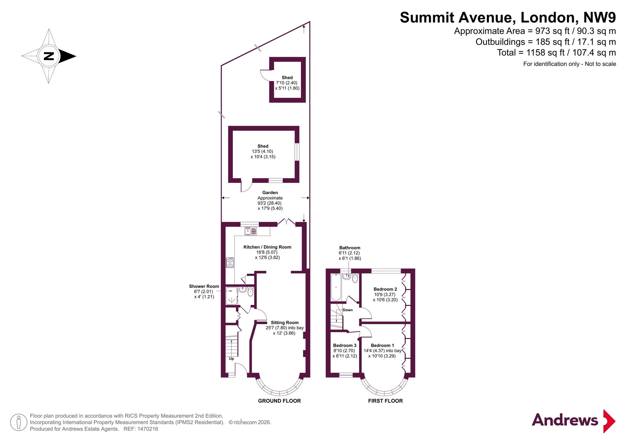 36, Summit Avenue, London floorplan