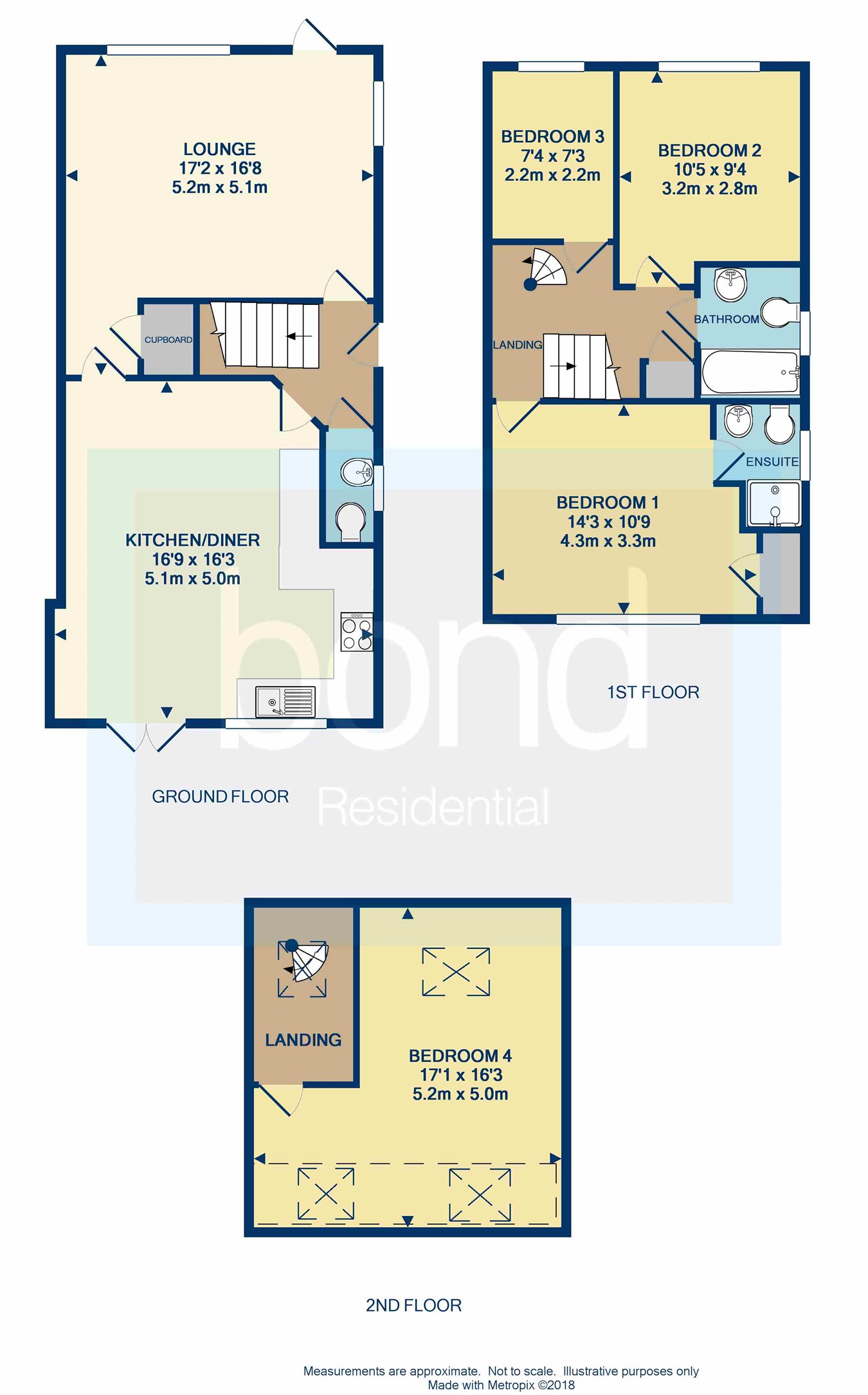 4 Bedrooms Semi-detached house for sale in Johnson Road, Great Baddow, Chelmsford CM2