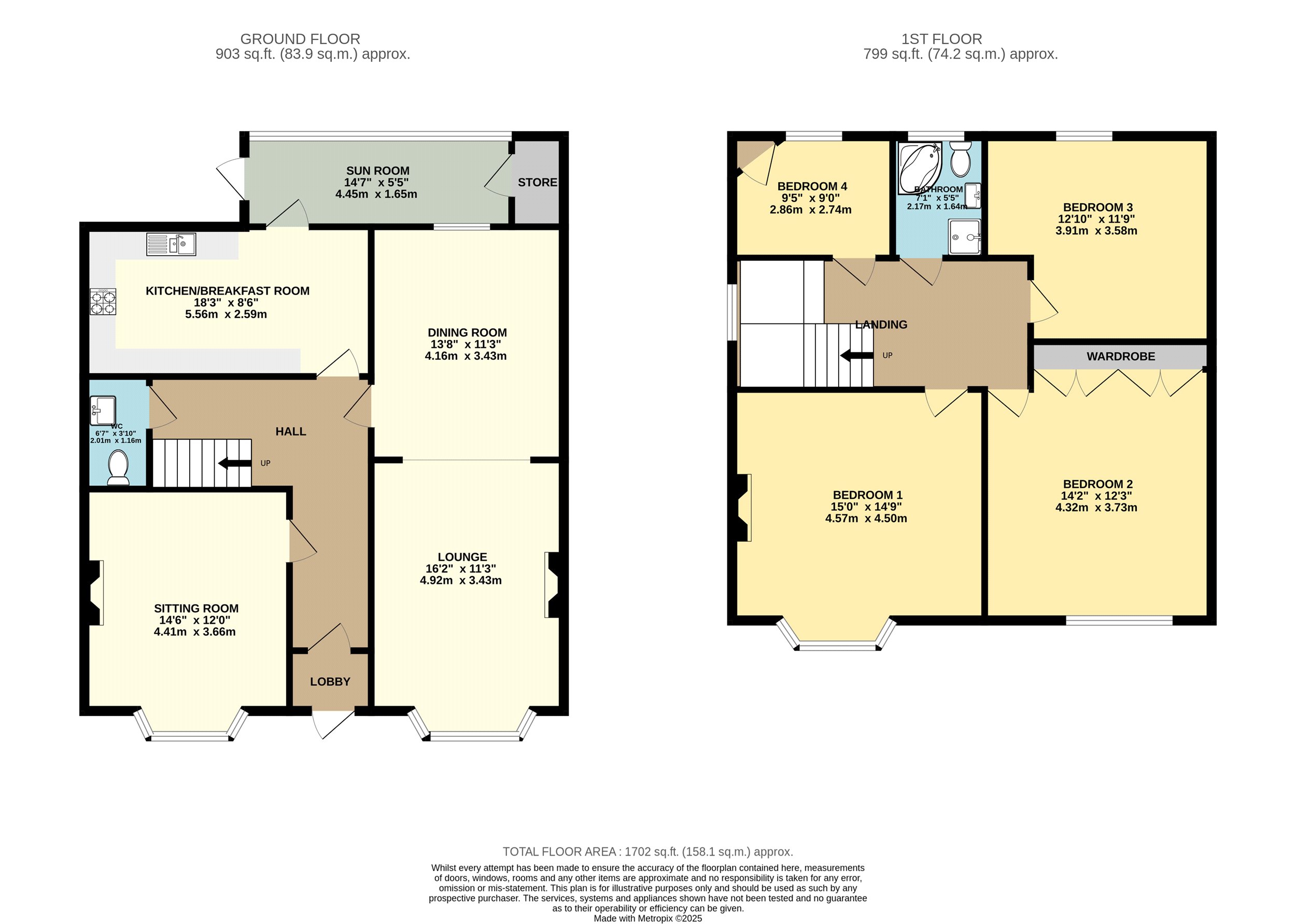 14 Furze Hill Road, Ilfracombe Devon, Devon floorplan