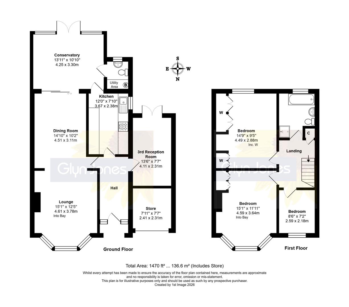 70, Cornwall Road, West Sussex floorplan