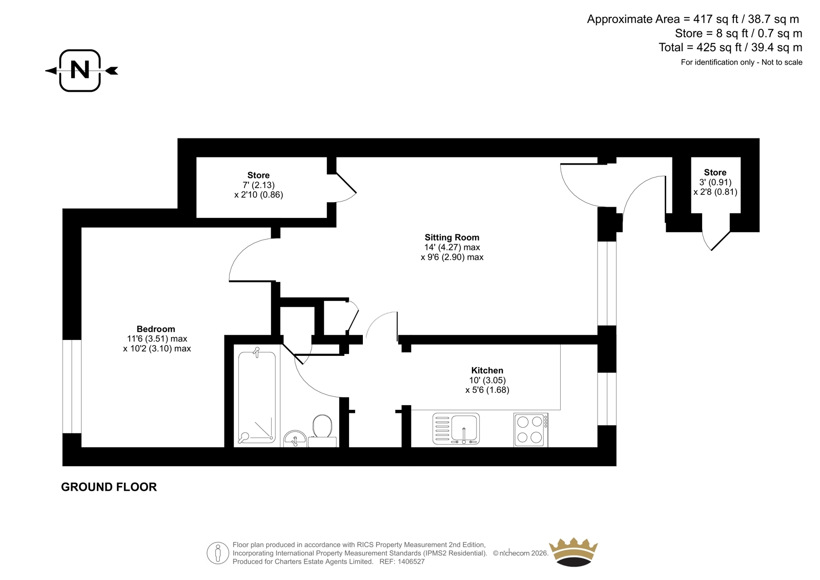 7, Falcon Close, Fareham floorplan
