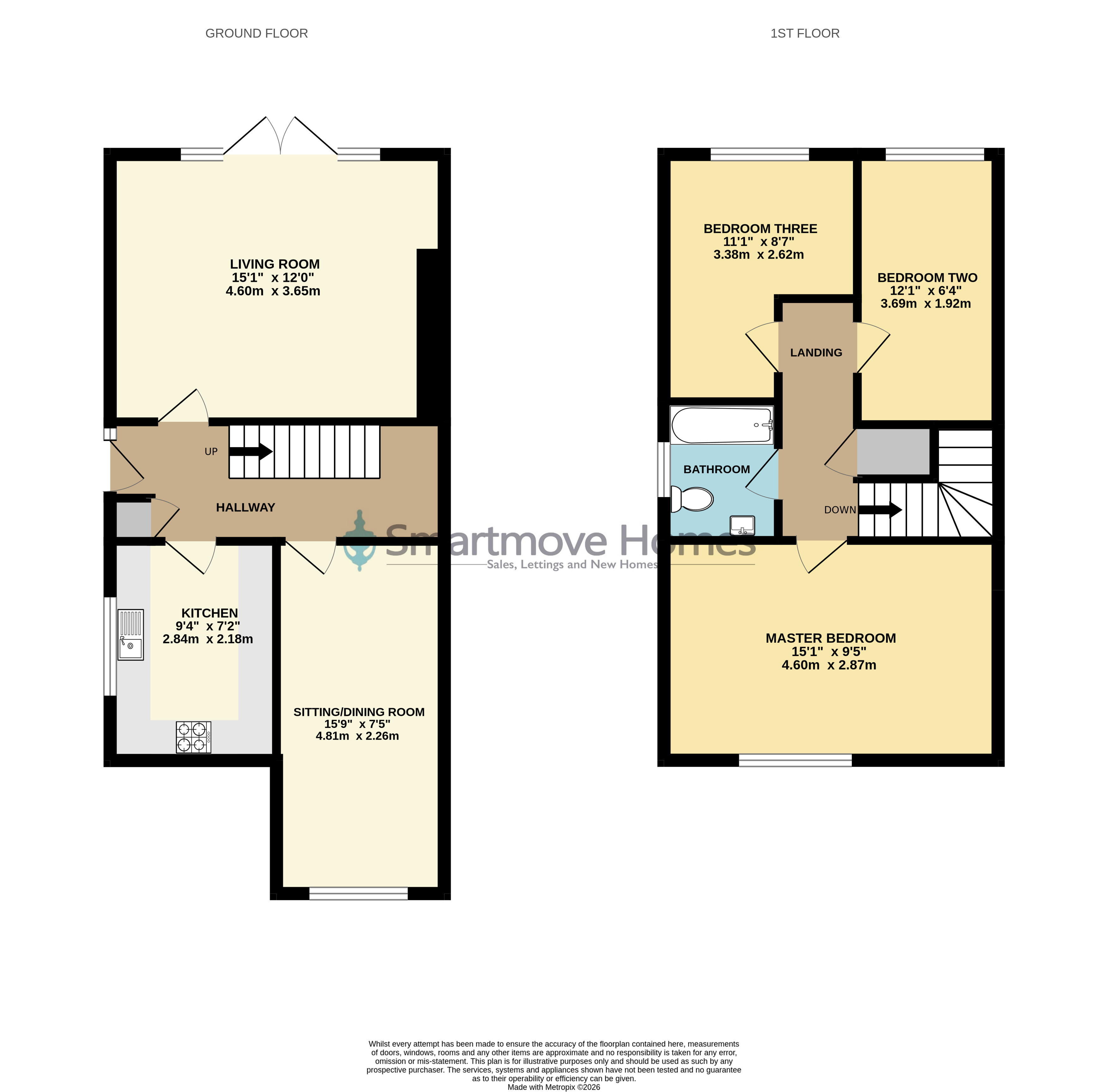12, Gate Brook Close, Ripley floorplan