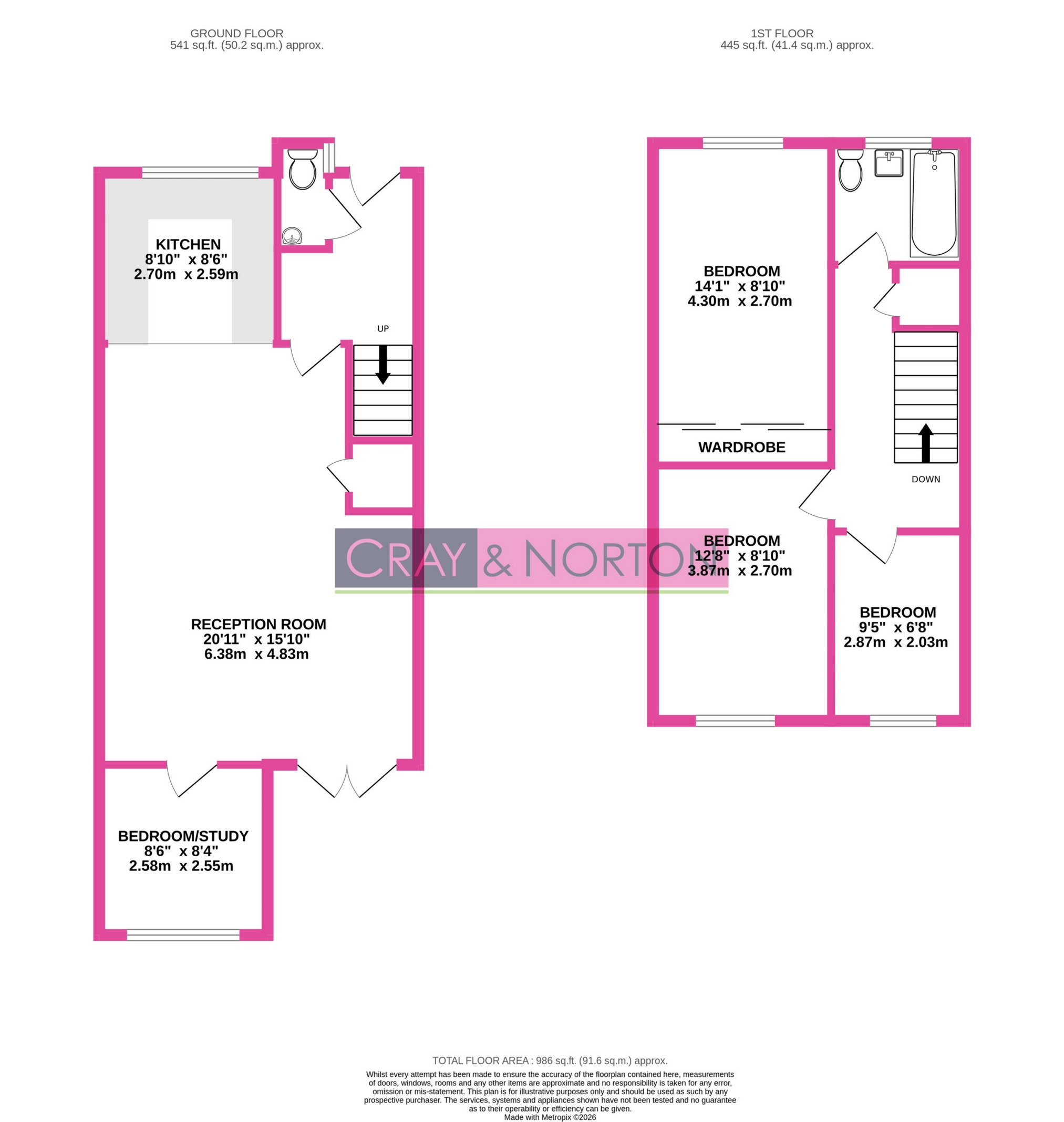 3, Otterbourne Road, Croydon floorplan