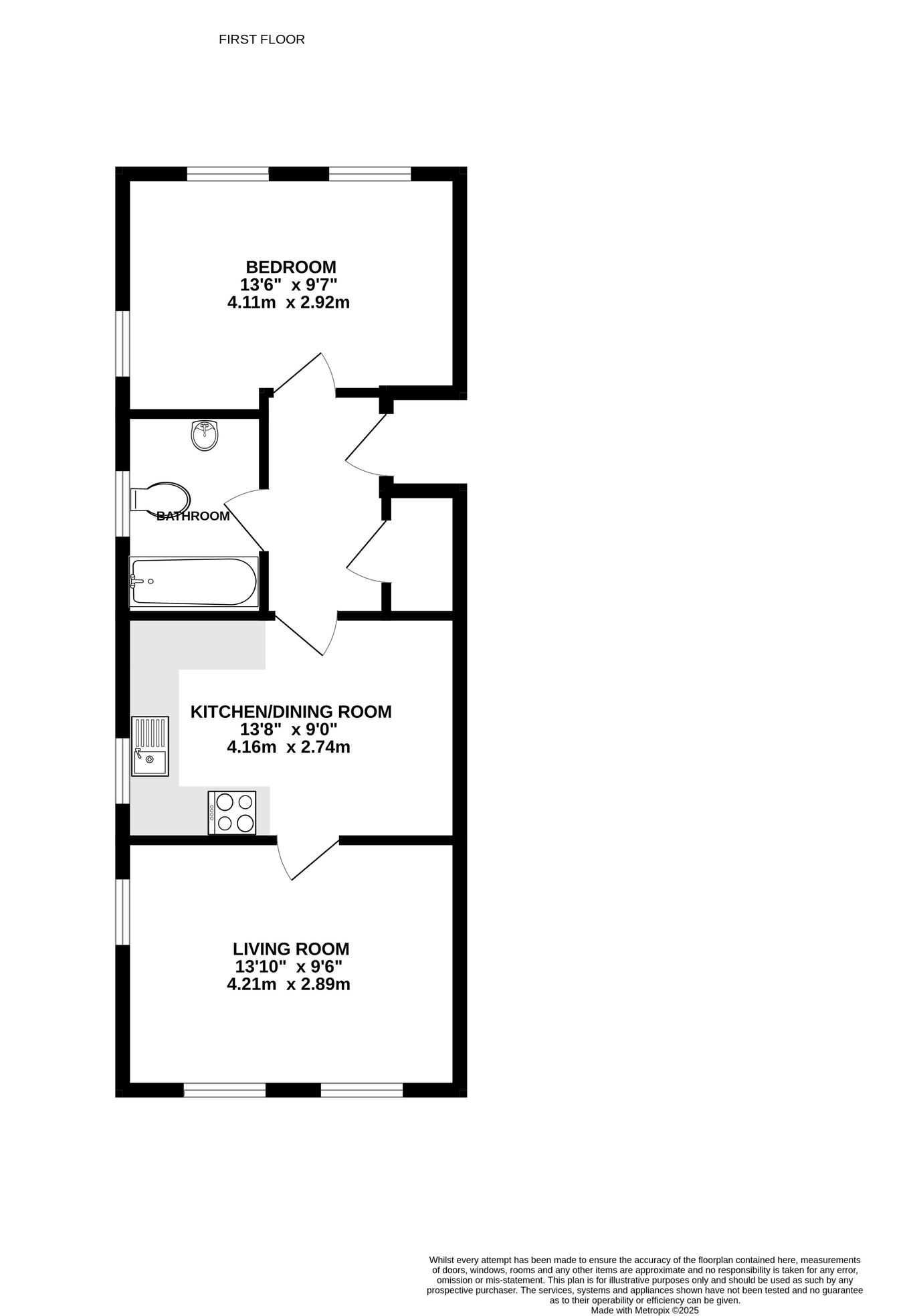 Flat 1, 10, High Street, Flitwick floorplan