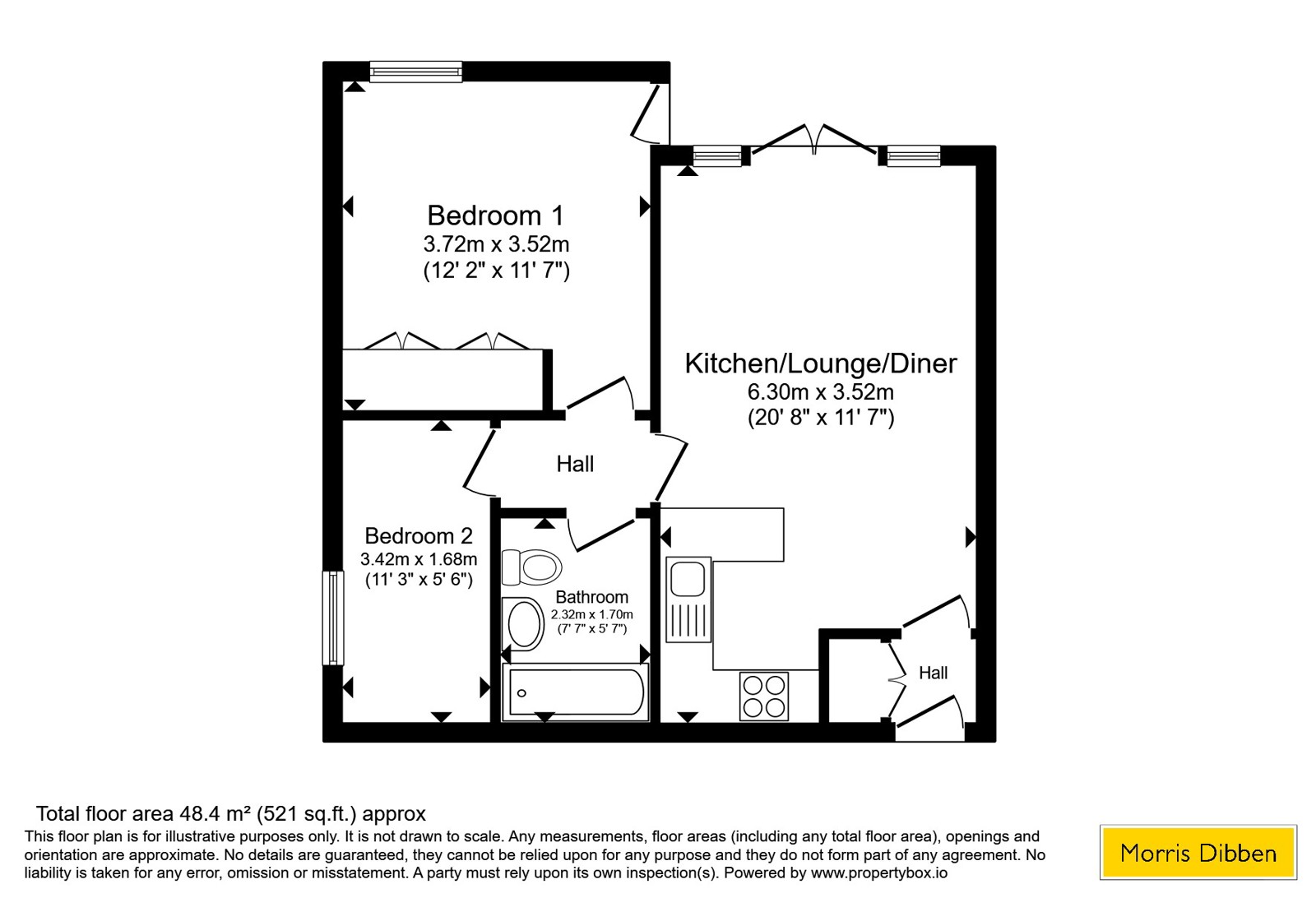 17 Little Dean Court,, Winton Hill, Hampshire floorplan