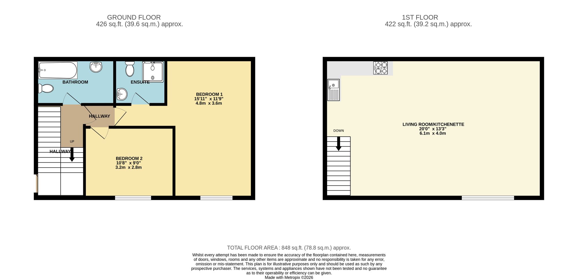 21 Whirligig Place Whirligig Lane, Taunton floorplan