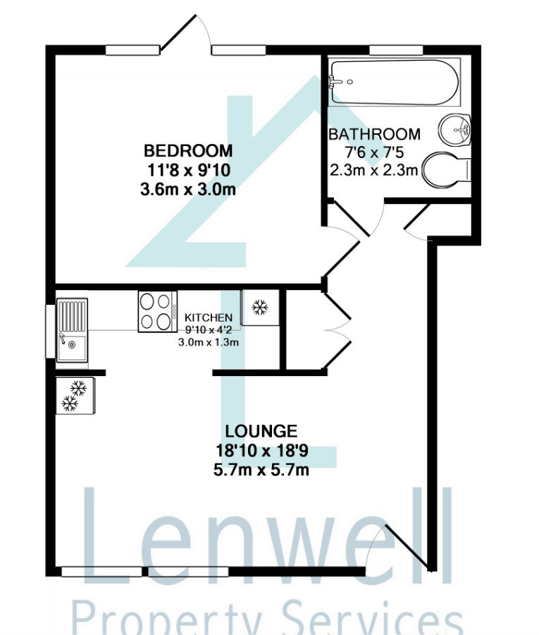 1 Bedrooms Flat to rent in The Foundry, Albert Road, Luton LU1