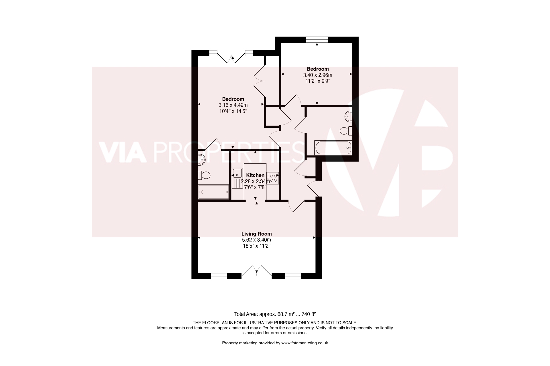 11 Elppin Court, Park Lane, Broxbourne floorplan