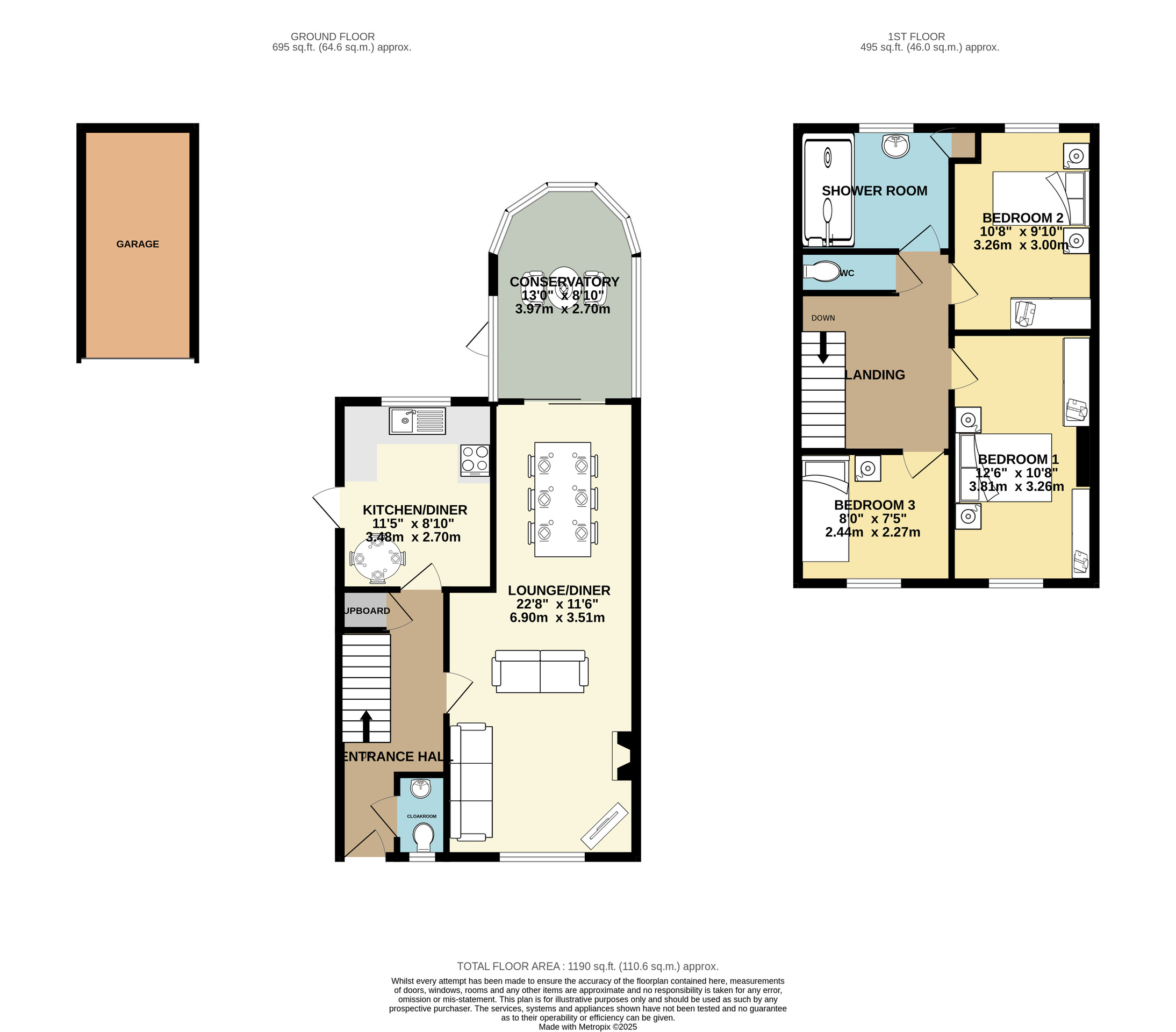 84 Alford Grove, Norwich floorplan