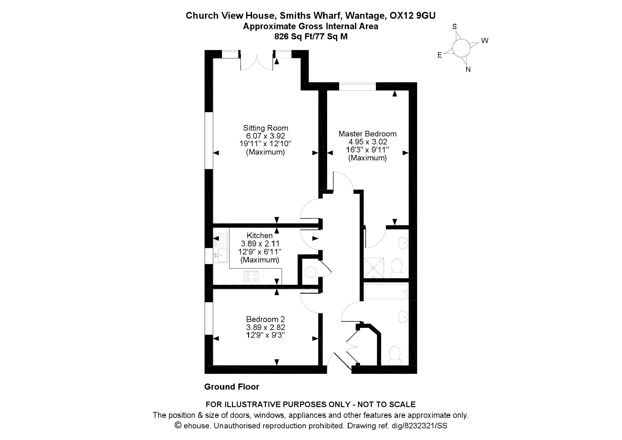 2 Bedrooms Flat to rent in Church View, Wantage, Oxfordshire OX12