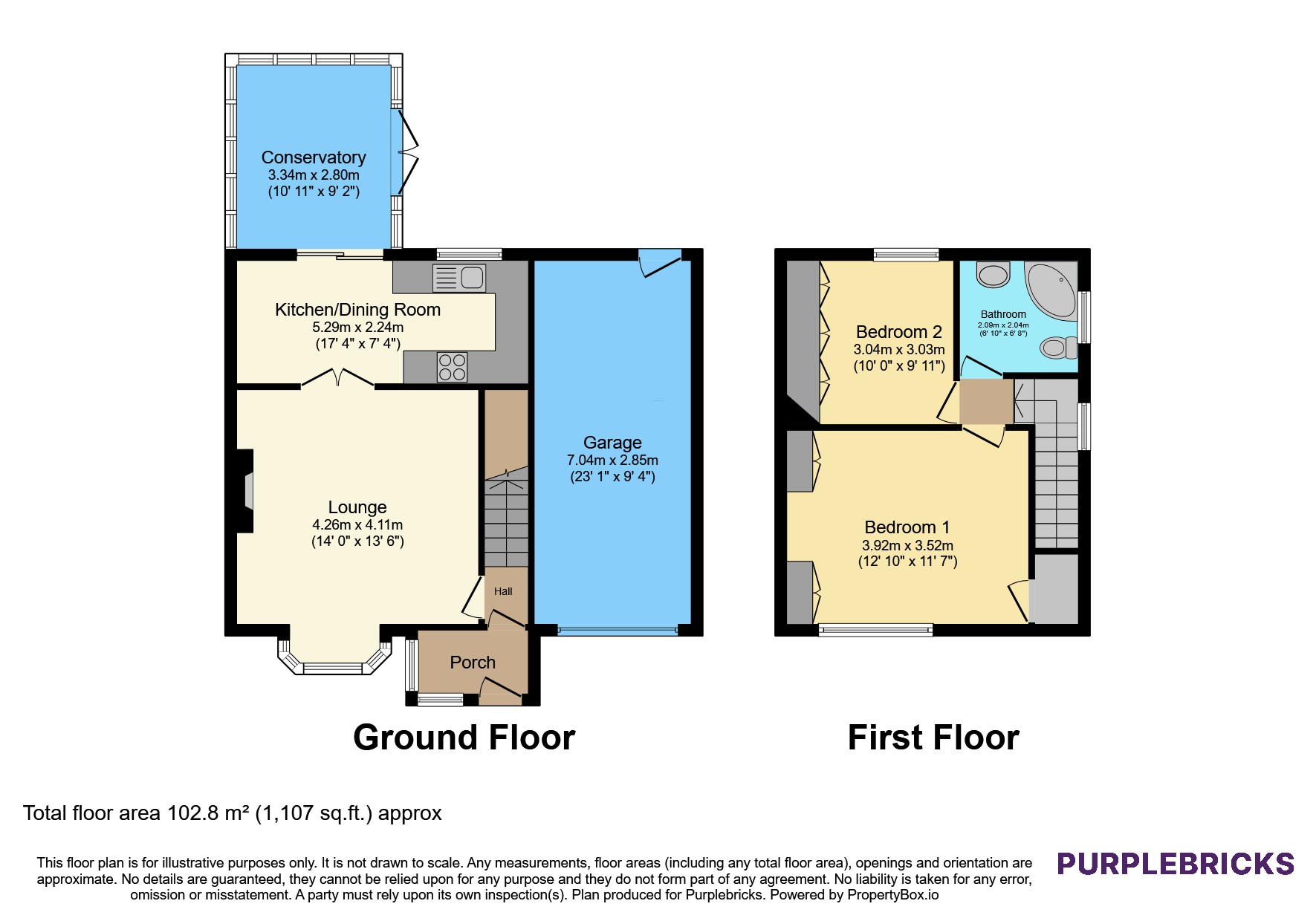 5, Plantation Square, Sunderland floorplan