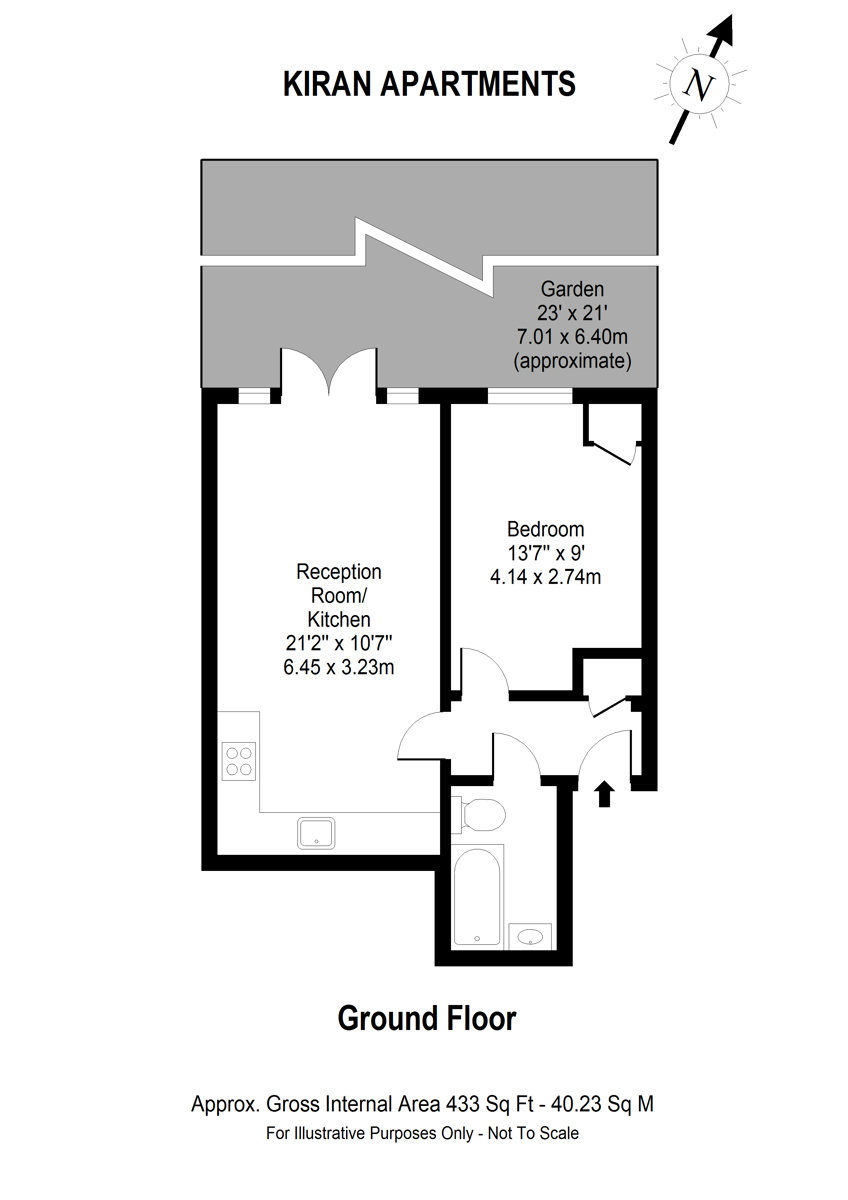 Flat 2 Kiran Apartments 7A, Chicksand Street, London floorplan