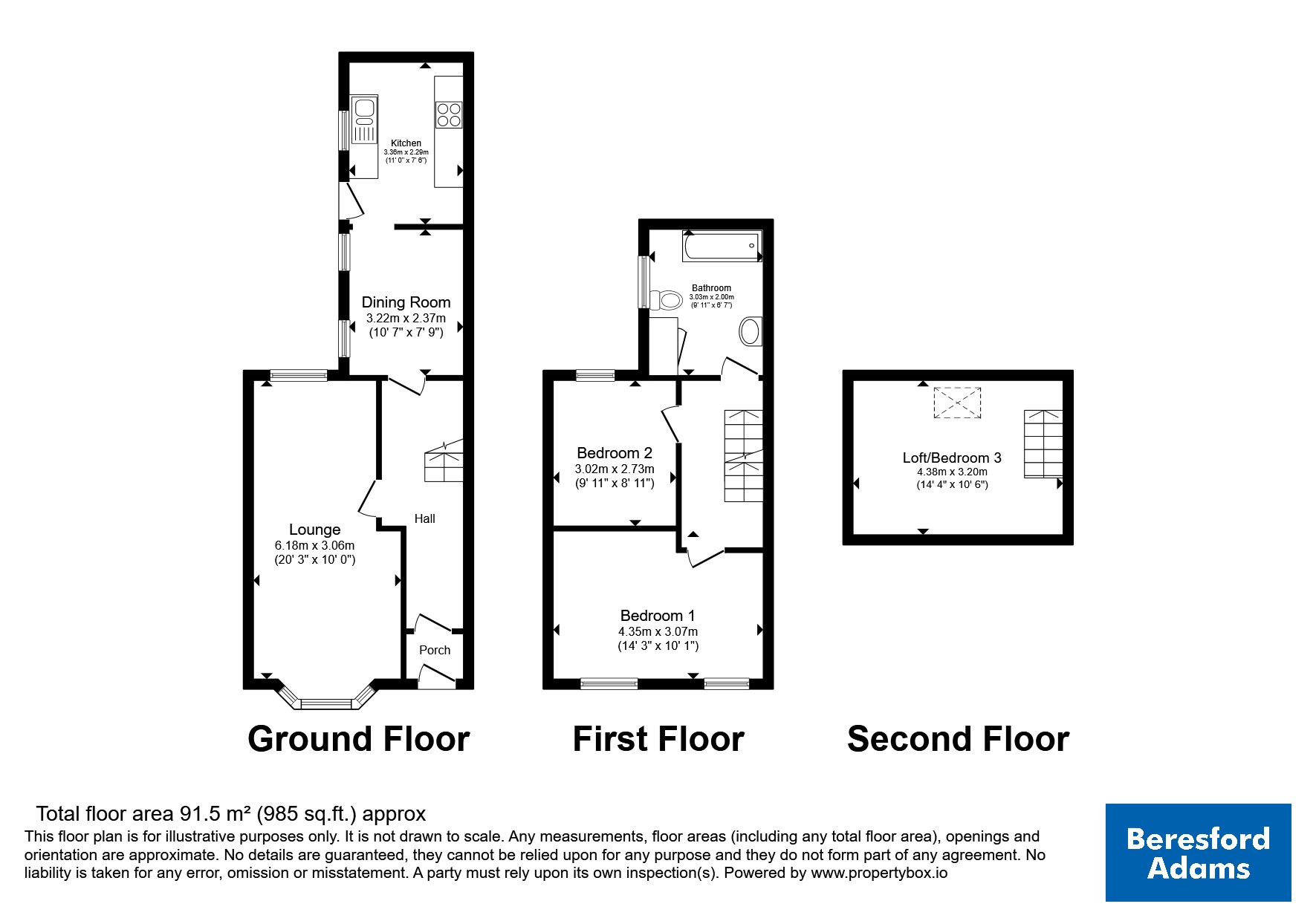 8, Leonard Street, Isle of Anglesey floorplan