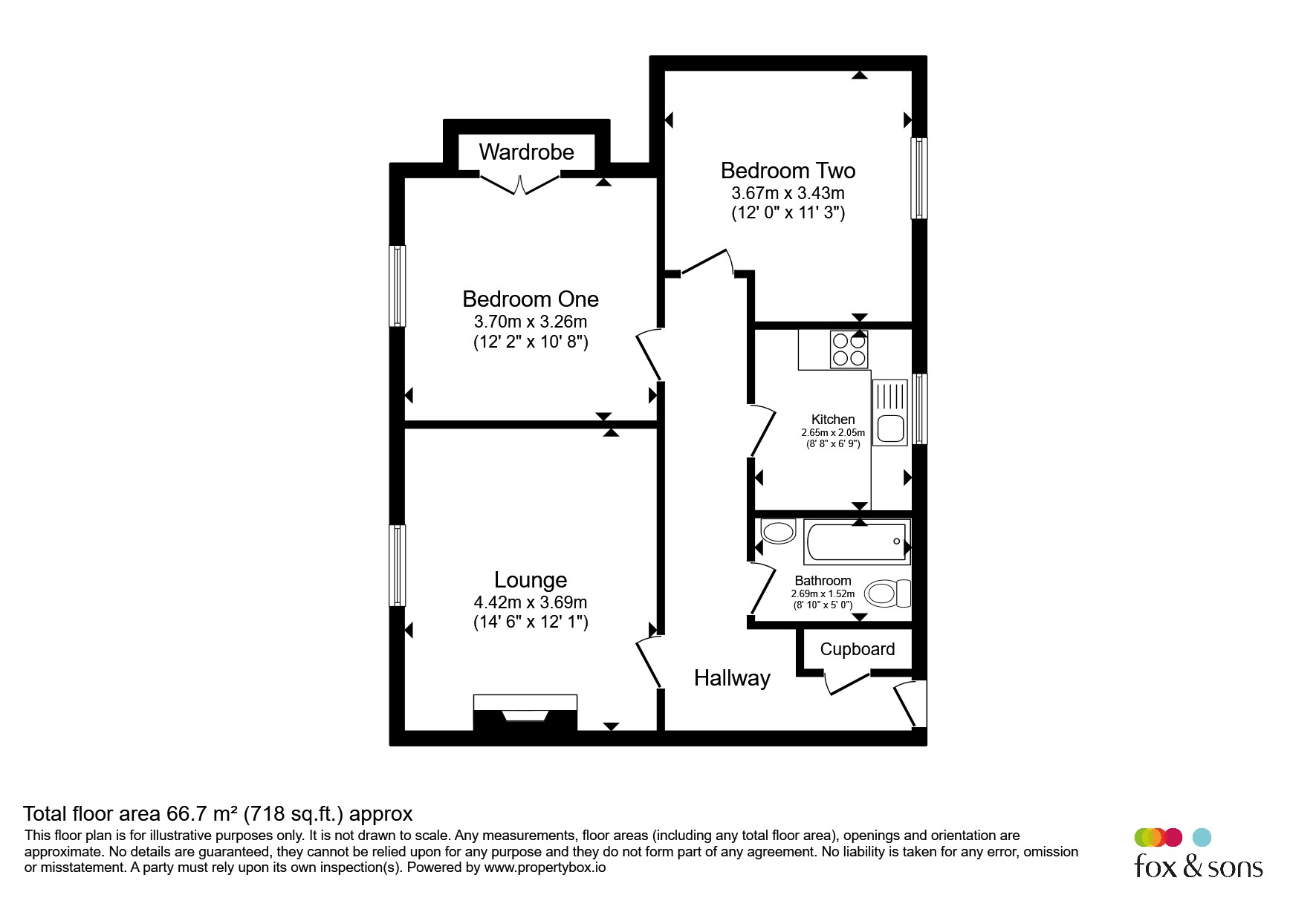 Flat 11, Grenville Court, Old Farm Drive, Southampton floorplan