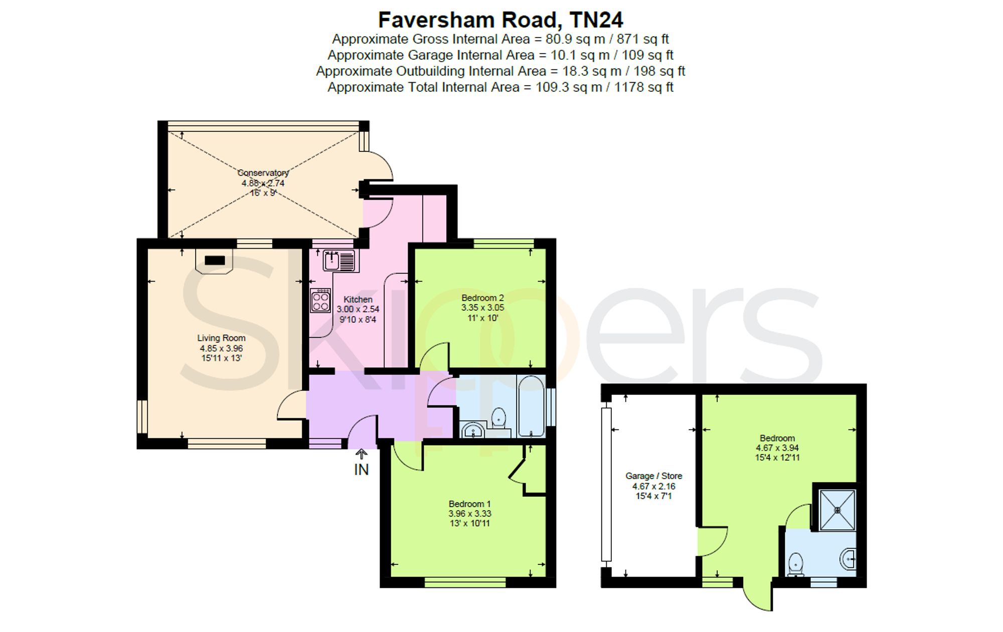 226 Faversham Road, Ashford floorplan