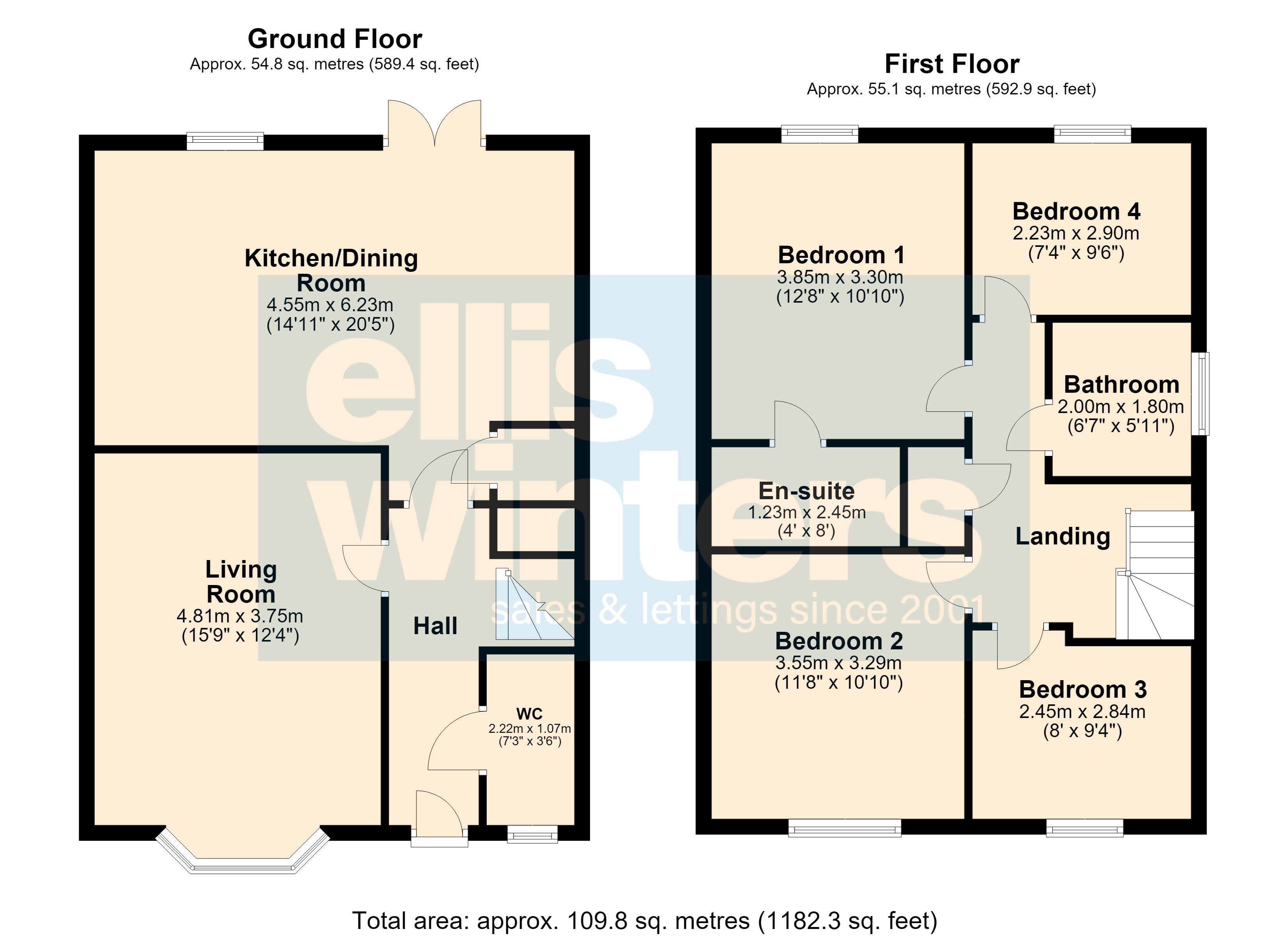 67, Scholars Close, Manea floorplan