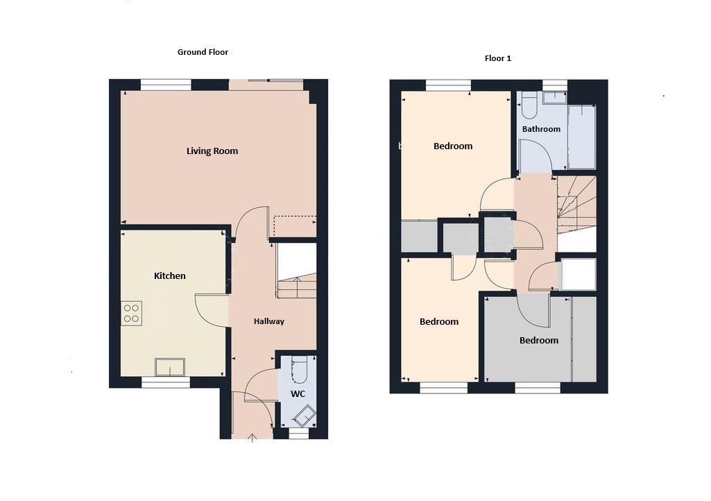 11, Wellington Close, Burbage floorplan