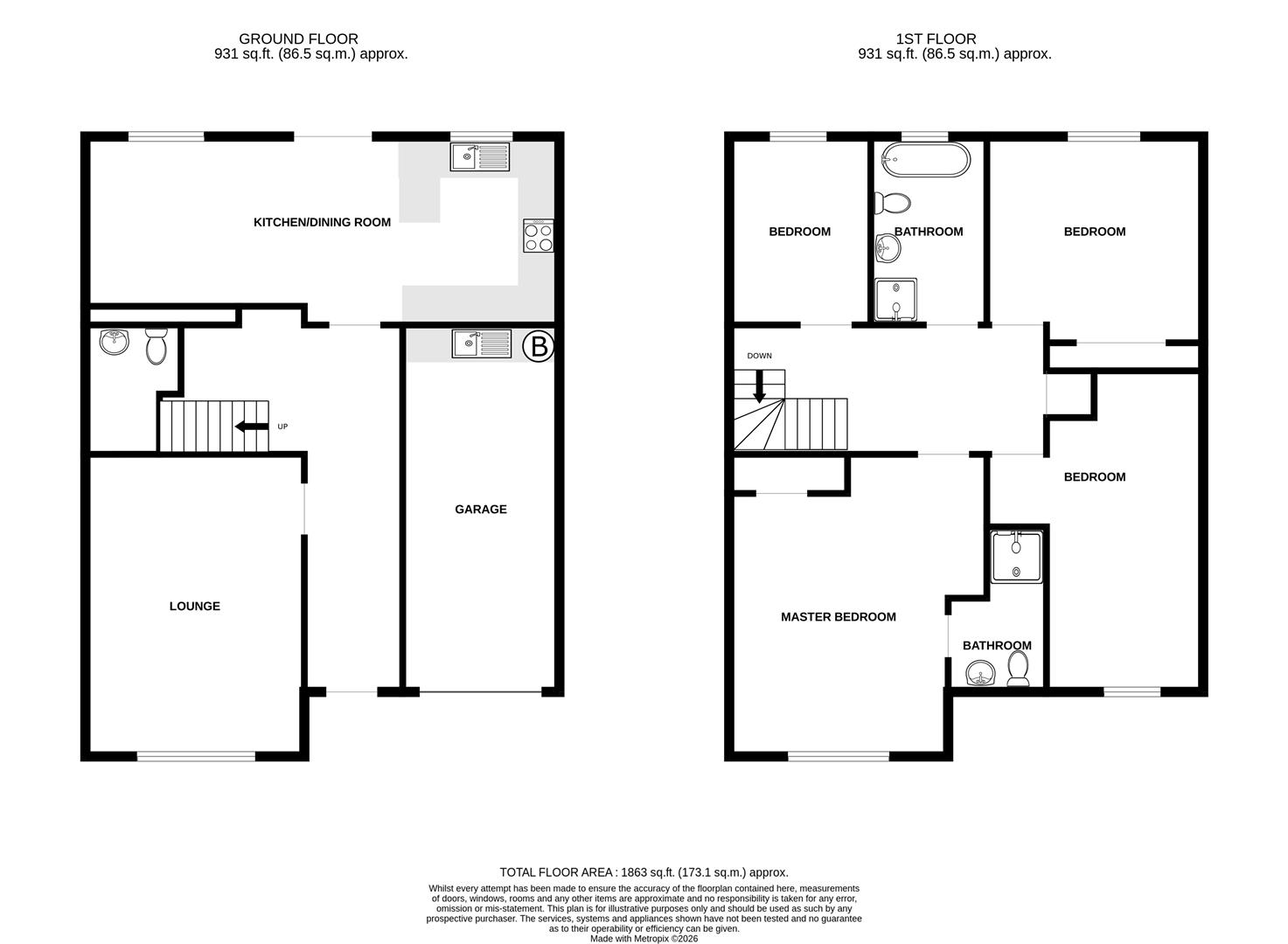 5, Ruighard Place, Inverness floorplan
