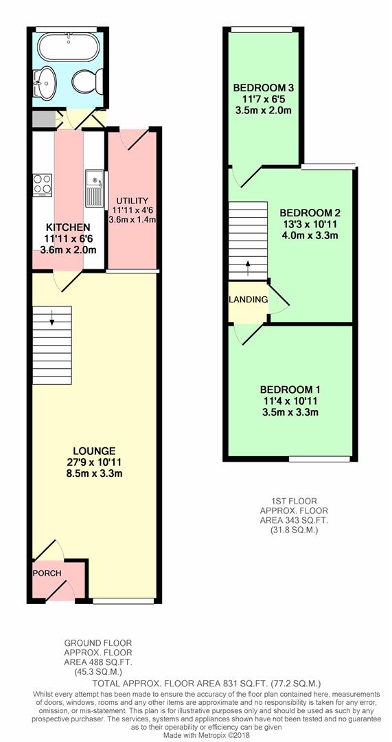 3 Bedrooms Terraced house for sale in Belmont Road, Reading RG30