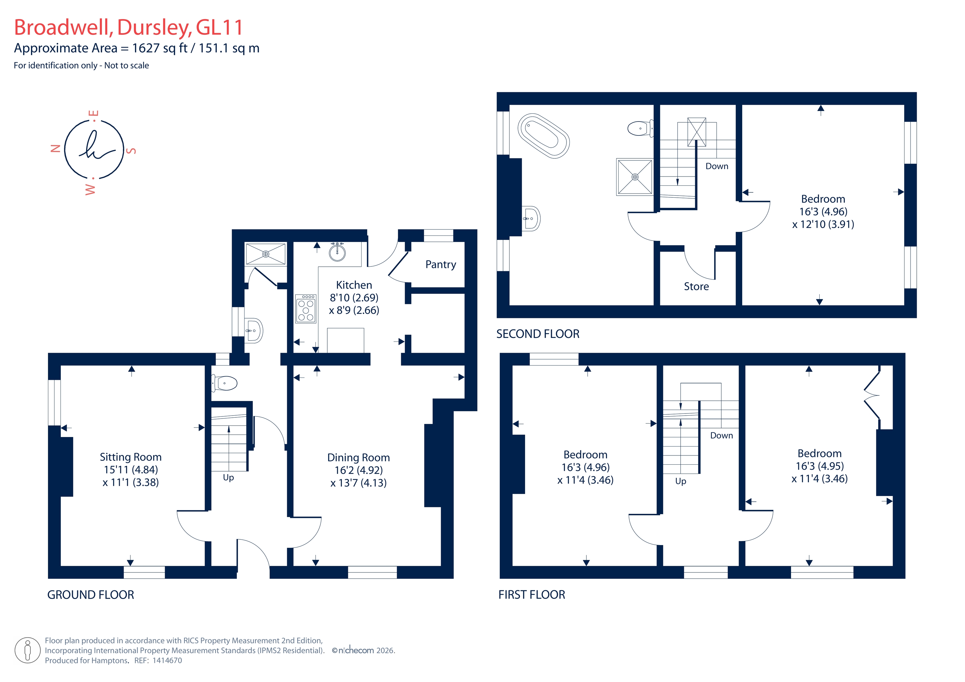 The Old School House, 4, Broadwell, Dursley floorplan
