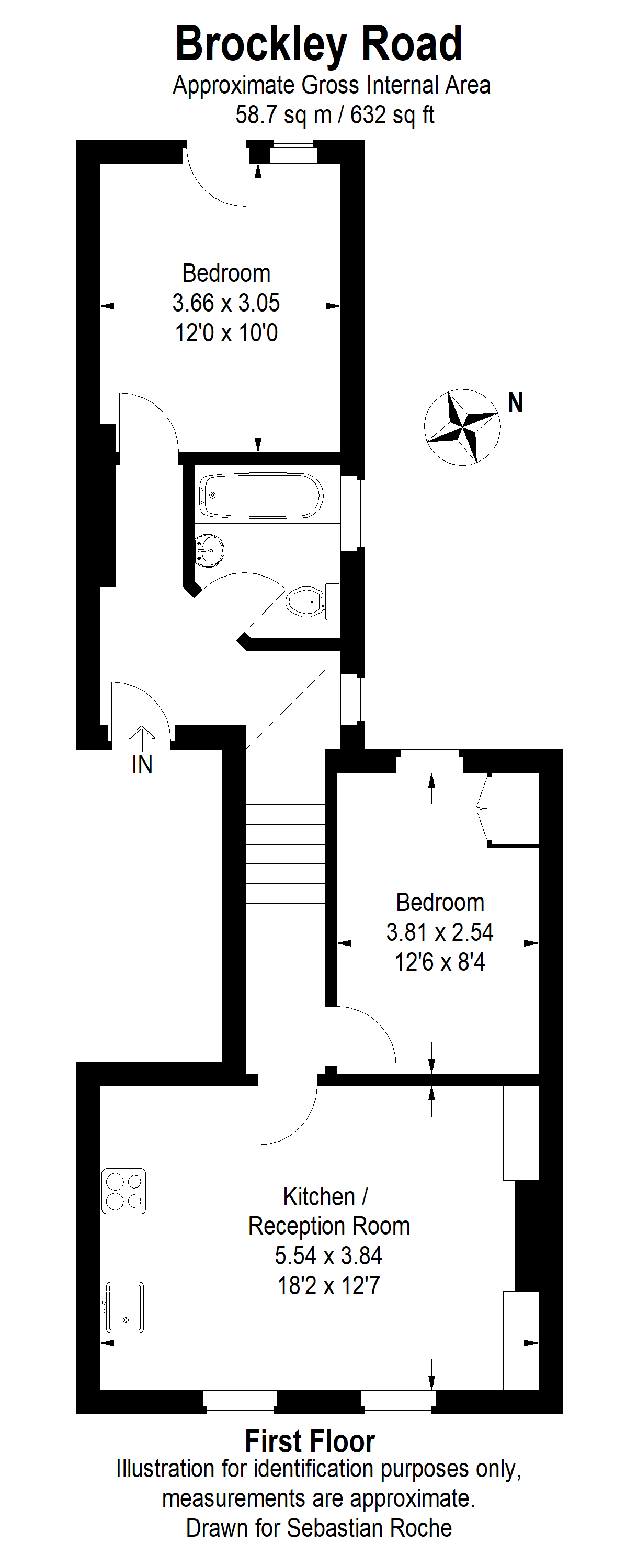 2 Bedrooms Flat for sale in Brockley Road, London SE4