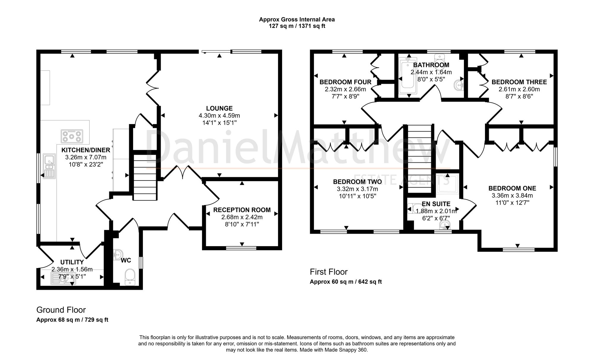 14 Underwood Place, Bridgend floorplan