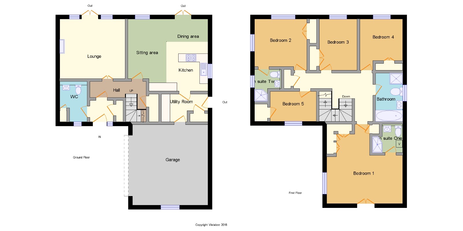 5 Bedrooms Detached house for sale in Crosshill Road, Bishopton, Renfrewshire, . PA7