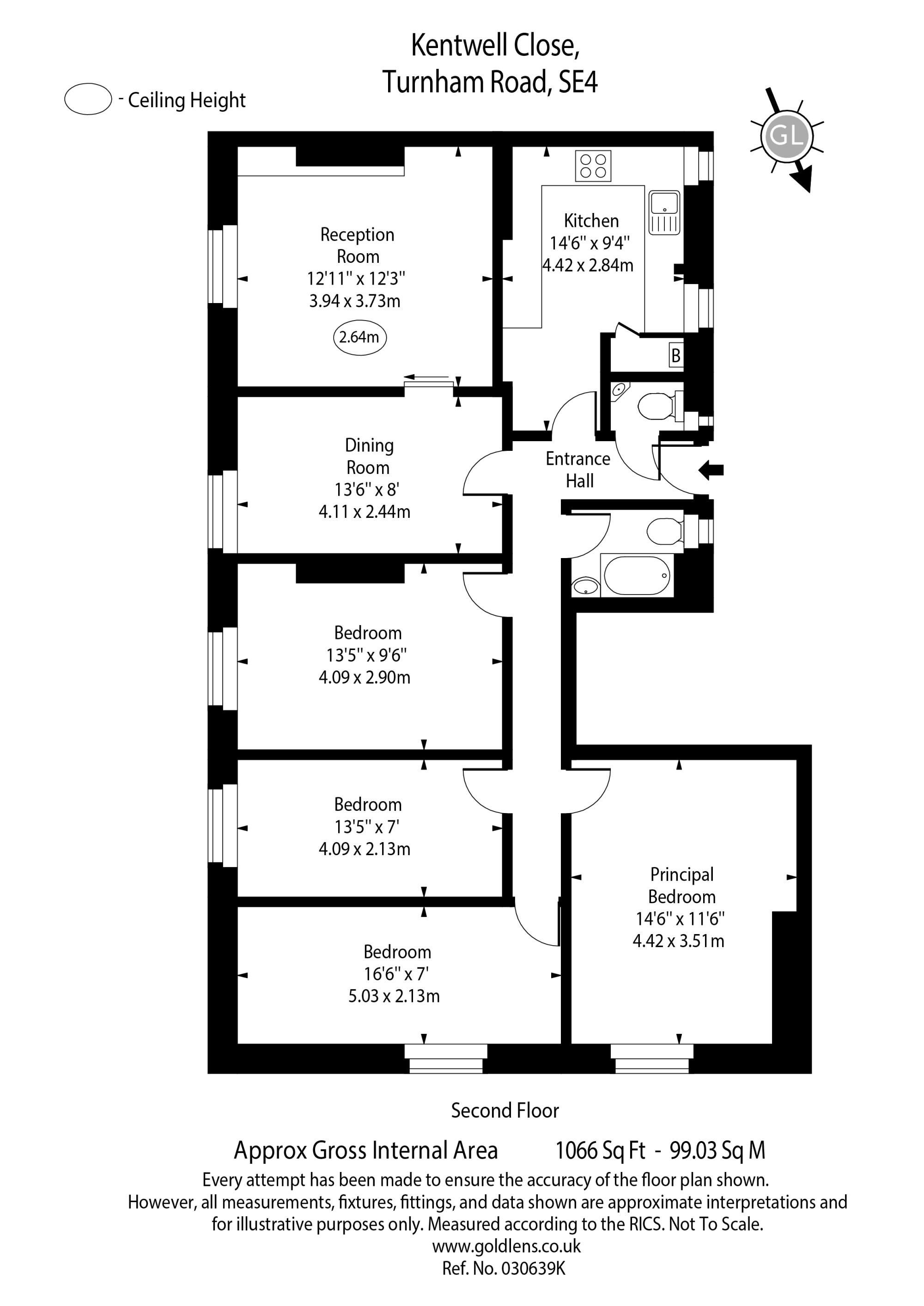 42, Kentwell Close, London floorplan