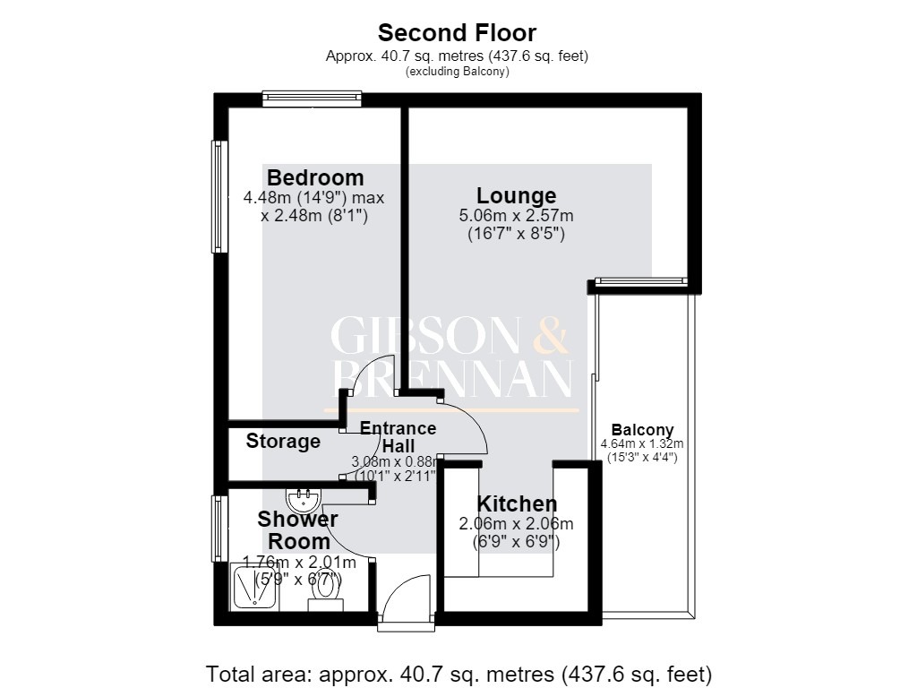 44 Brackley Crescent, Basildon, Essex floorplan