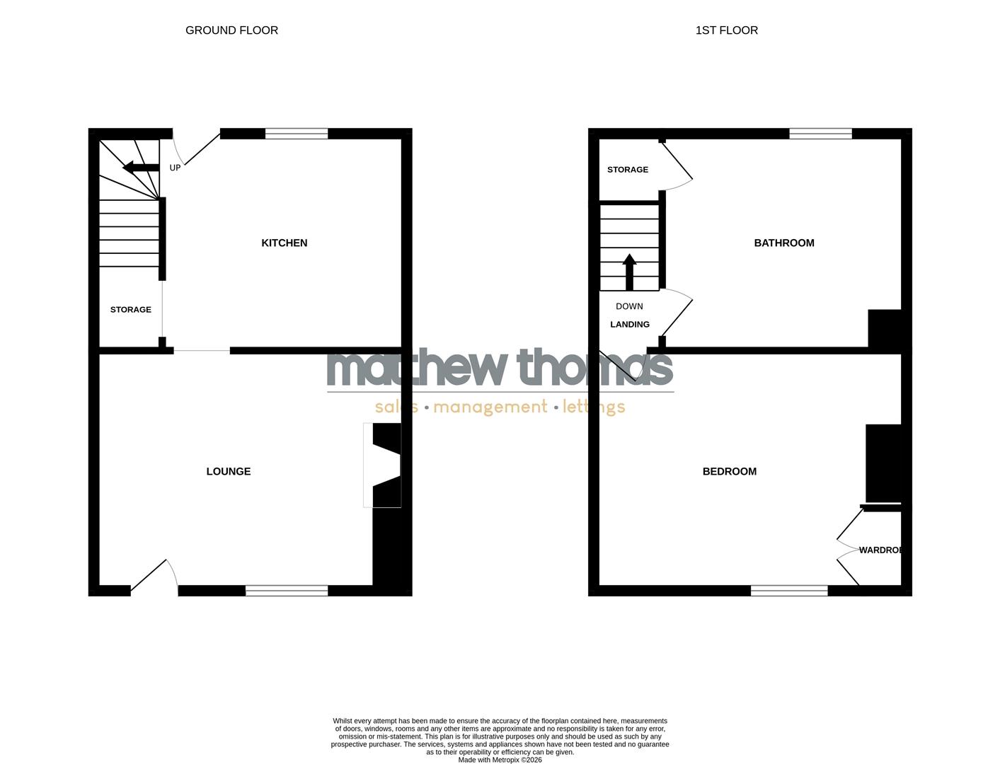 44, Ray Street, Heanor floorplan