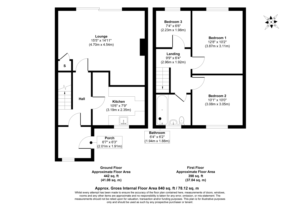 7, Chesshire Close, Stourport-on-Severn floorplan